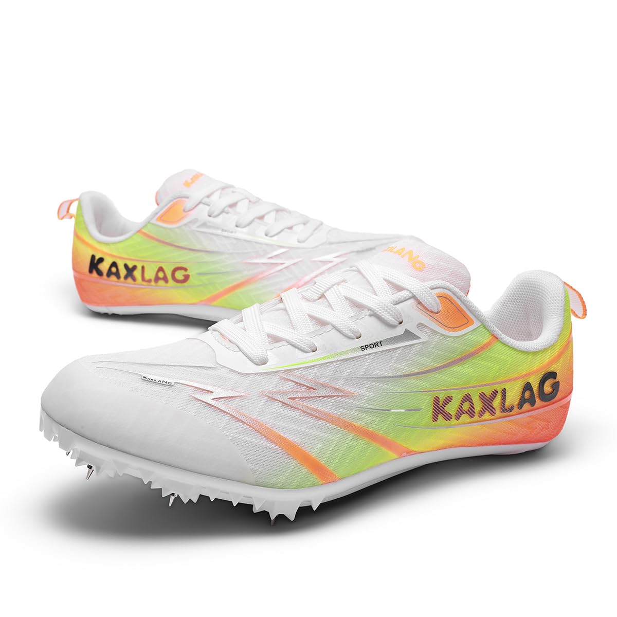 Zapatillas de Clavos Atletismo,con 8 Clavos,Unisex Spikes Atletismo para Pista,Antideslizantes,Atletismo para Velocidad Sprint