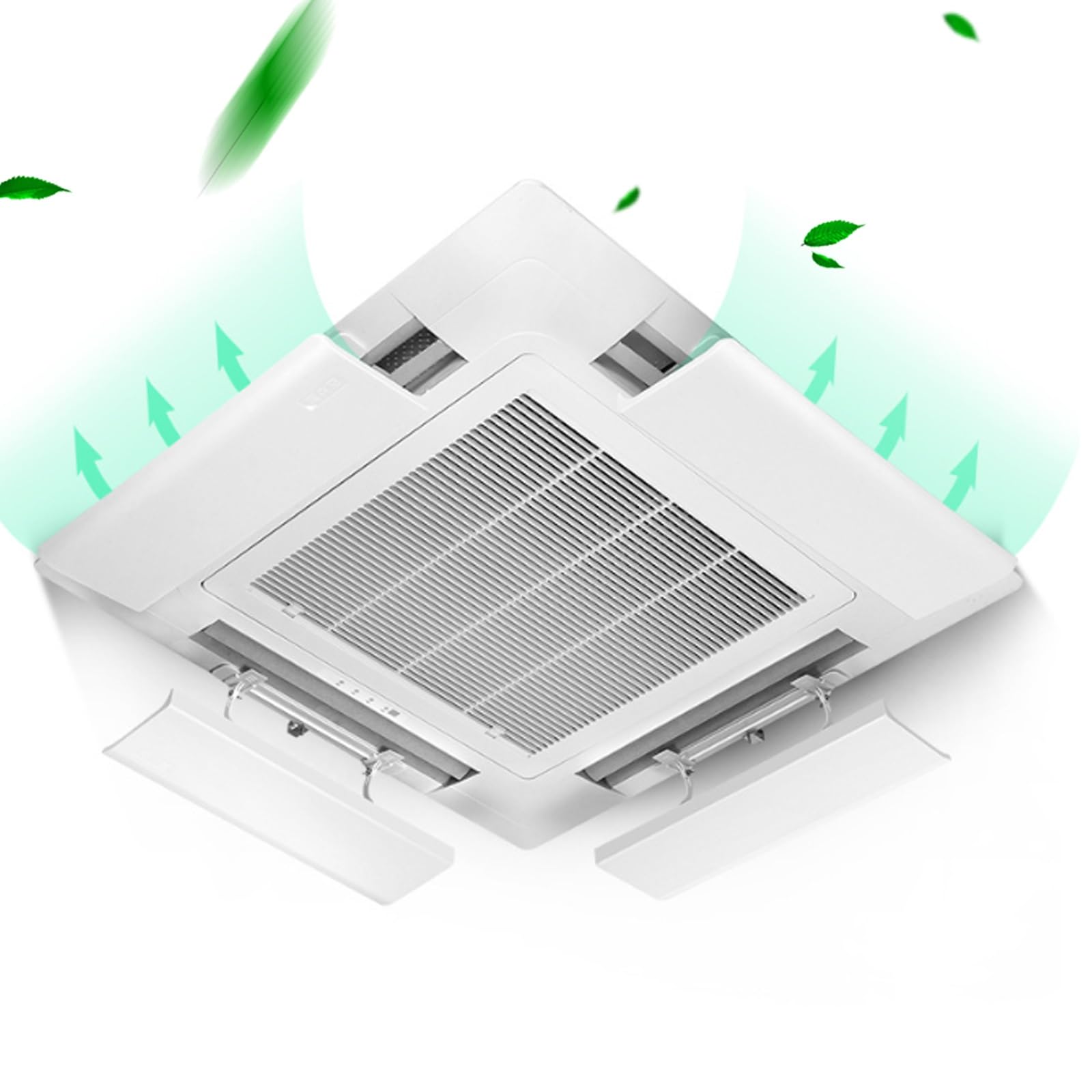 Déflecteur d'air pour mini-split de plafond 58x58 cm pour maison et bureau