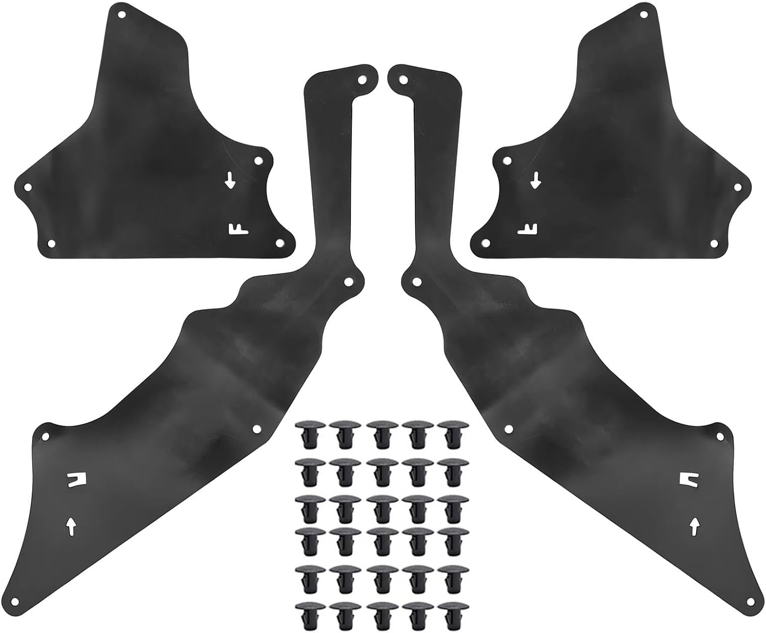 mudflaps for Toyota for Hilux for Fortuner 2004-2015 Front Splash Shield Fender Liner Apron Seal Protector