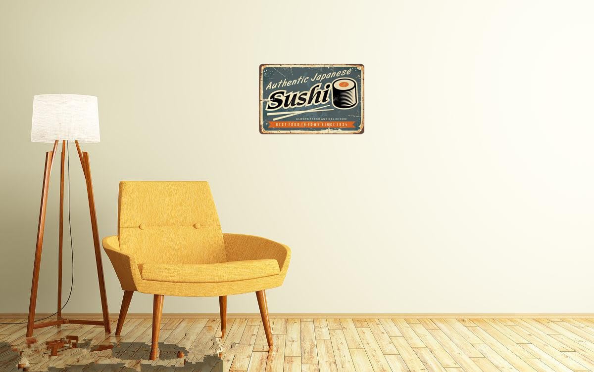 Targa In Metallo Vintage Swono 'Welcome To Garage' Con Pin Up Girl - 30,5x20,3 Cm - Decorazione Da Parete Per Pub, Bar, Officina, Casa - 2