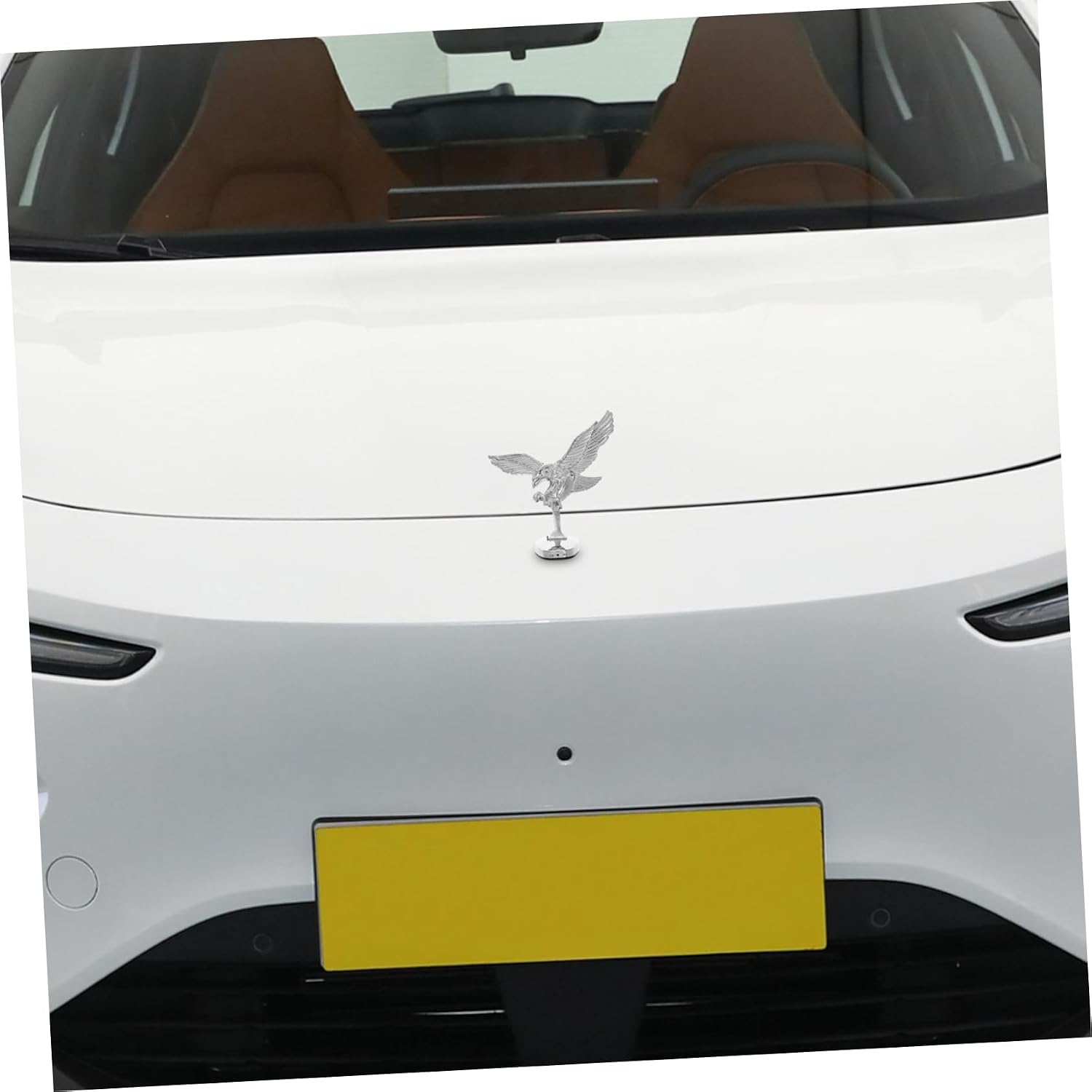 HEALLILY Eagle Car Hood Ornament Metal Auto Front Hood Decoration Universal Ornament for Cars and Trucks 3.34 X 2.51 X 1.10 in Easy Install