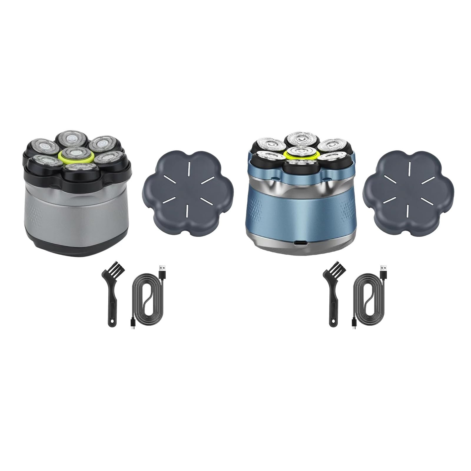 Rasoio rotativo per uomo 7 Setup con lunga durata della batteria Buona capacità Rasoio della batteria