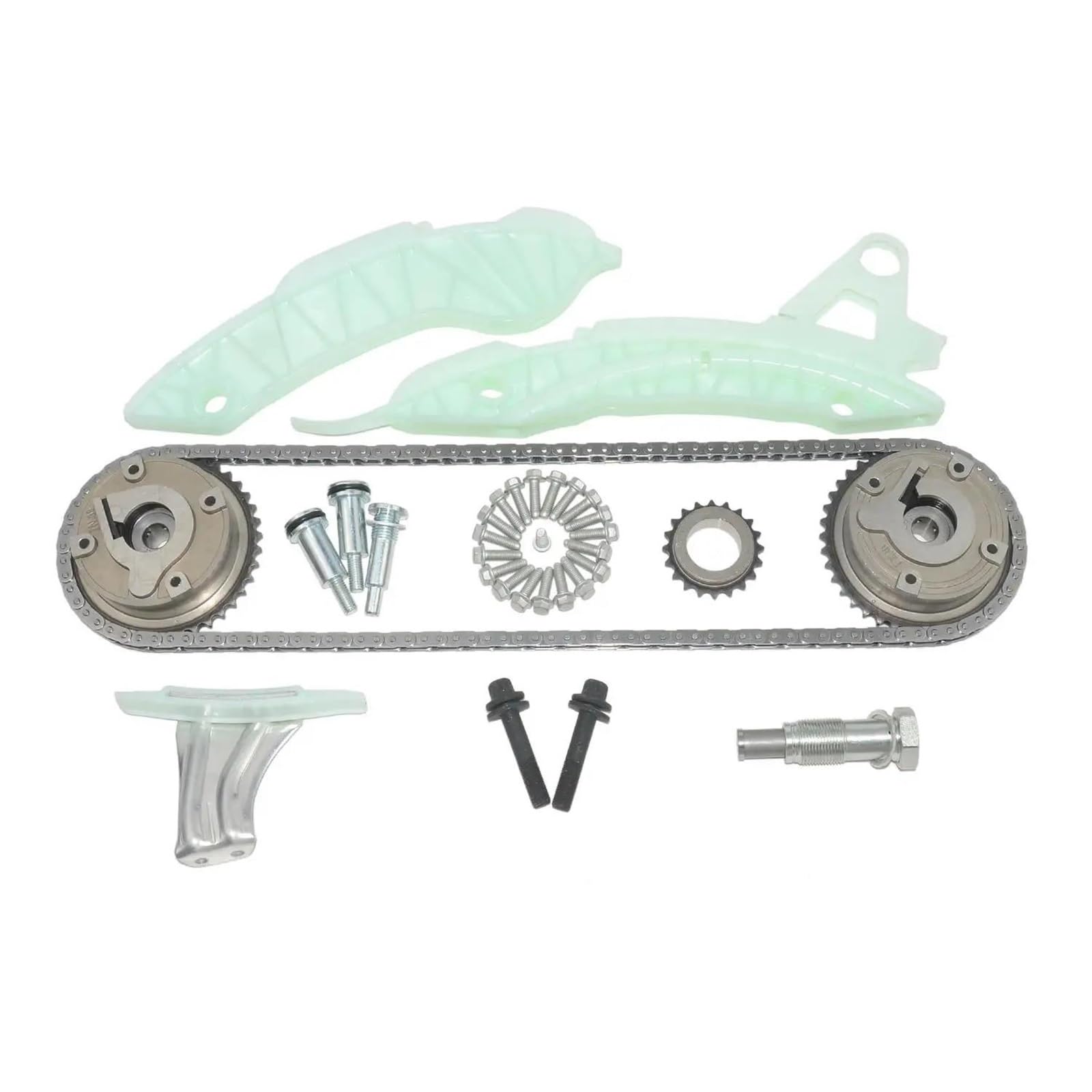 Per Peugeot 207 1.4 .6L KIT CATENA DI DISTRIBUZIONE INGRANAGGI Per VVT 11367545862 11367536085 Kit tenditore
