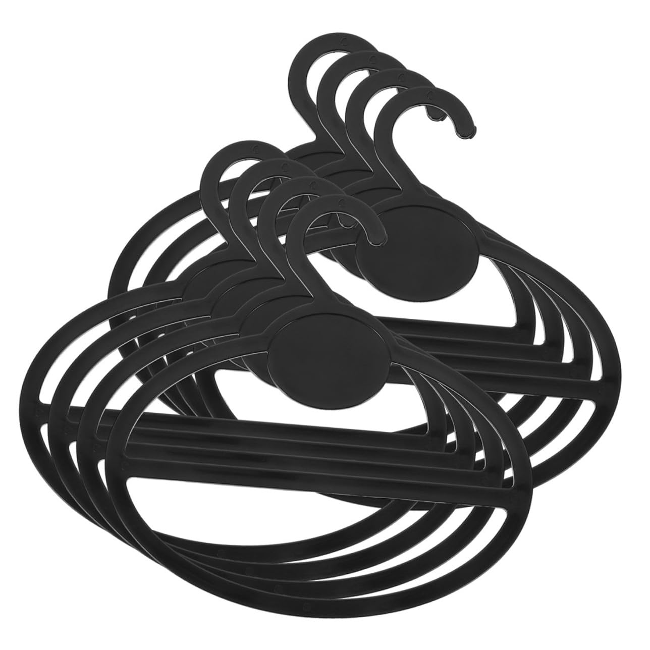 Organisateur de cintres ronds Yardenfun x50 pour écharpes et ceintures de placard