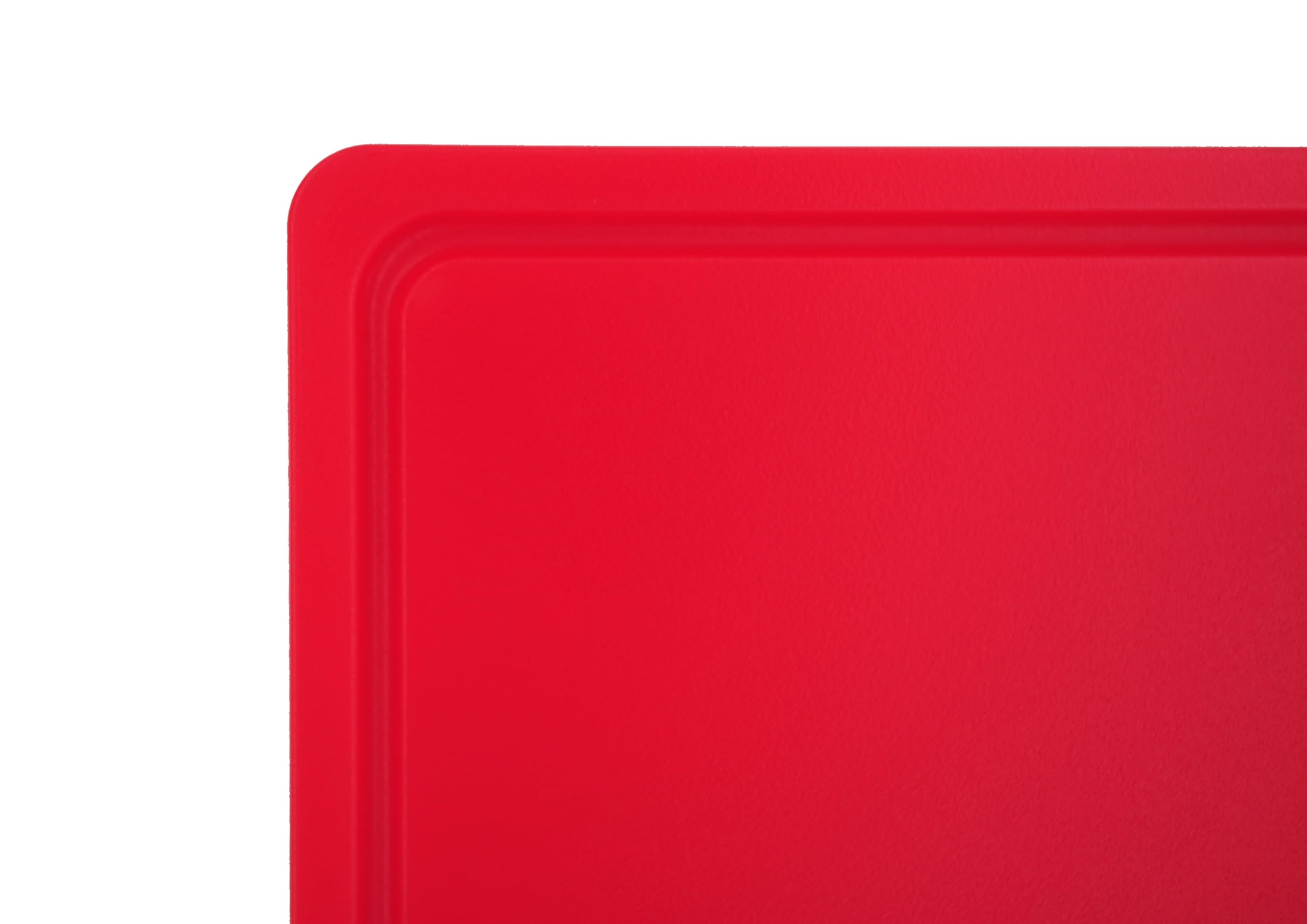METRO Professional Tabla de cortar GN 1/1, polietileno de alta densidad (HDPE), 53 x 32.5 x 2 cm, rojo