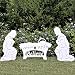 Teak Isle Believe Holy Family Outdoor Nativity Set