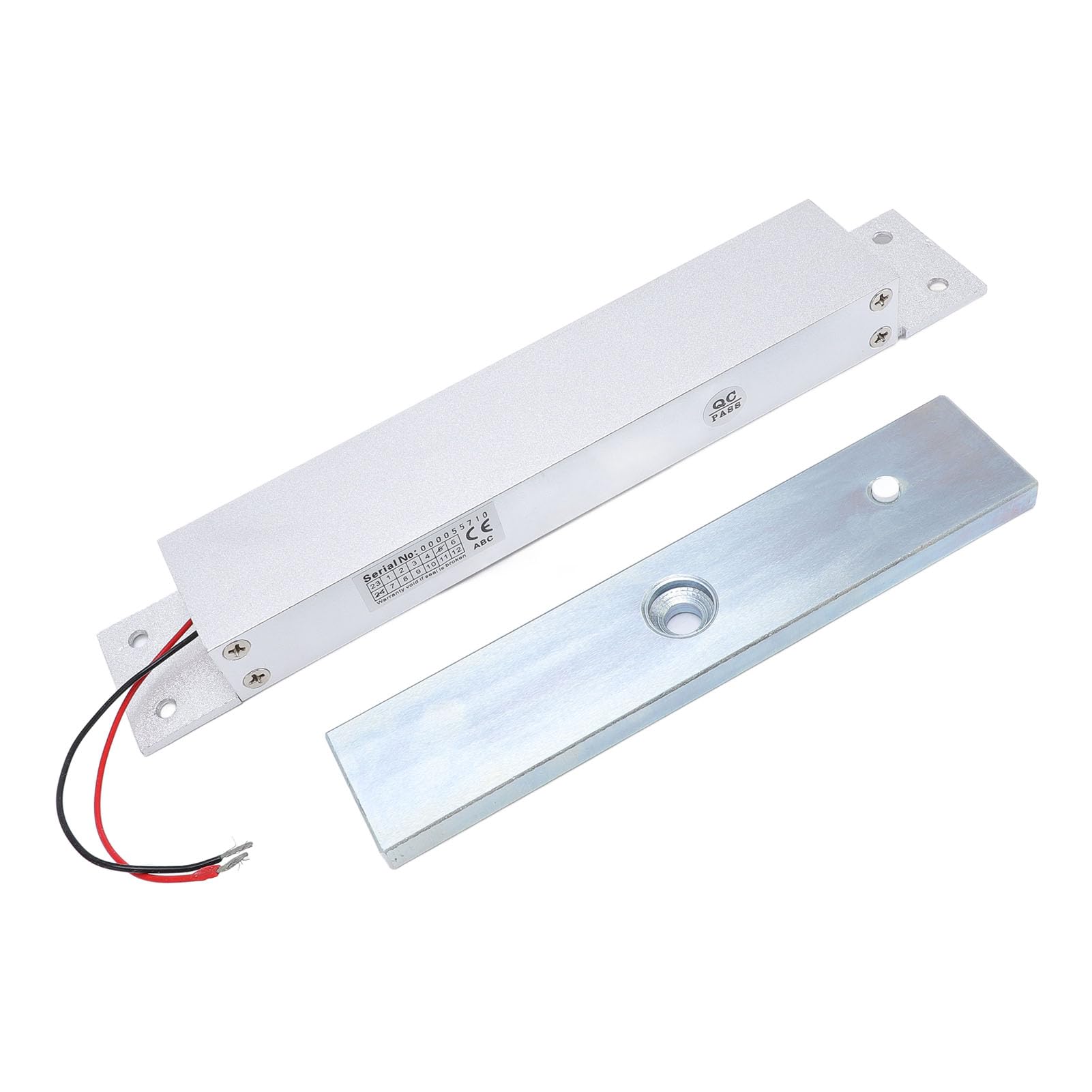 Aluminiowy elektryczny zamek magnetyczny o wysokiej wytrzymałości, 280 kg, wodoodporny tryb NC do różnych drzwi