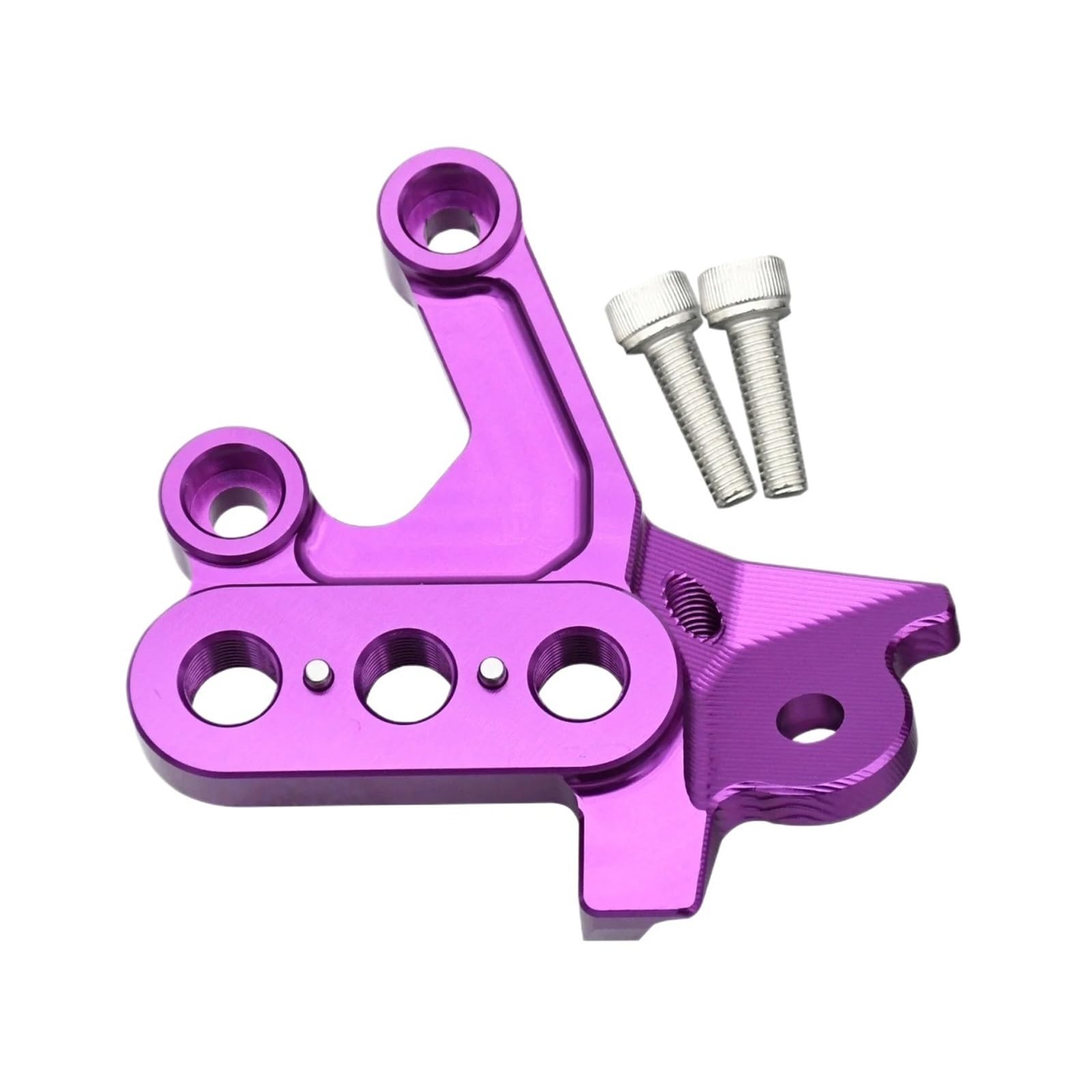 CMGGMKEZDP Motorcycle Foot Pegs Electric Motocross Foot Pegs Fixing Bracket Rests Pedal Mount Support Bracket For Surron For Light Bee X S Pedals Footpegs(Purple Left Bracket)