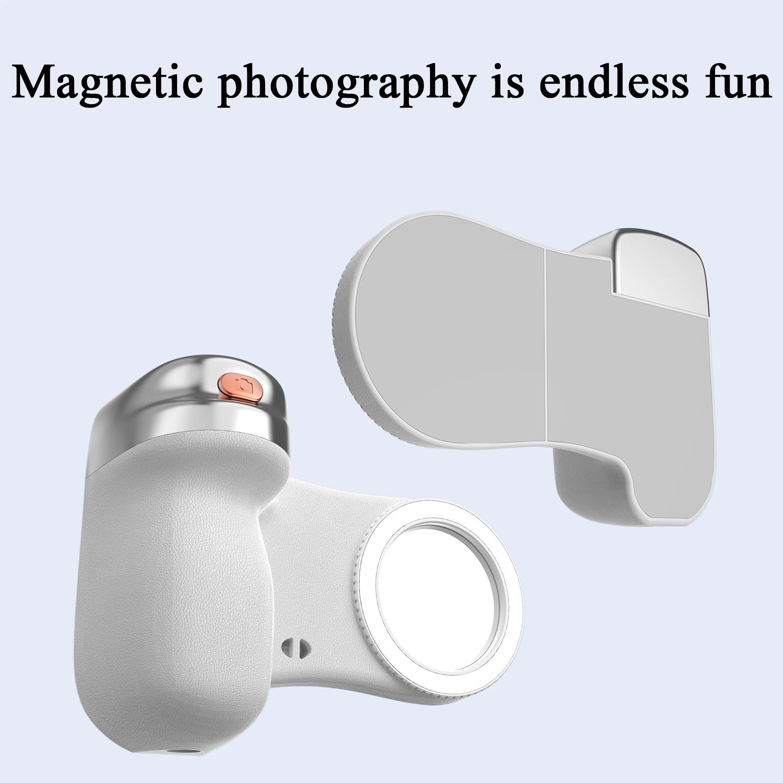 Maniglia Della Fotocamera Del Telefono Cellulare Supporto Selfie Magnetico Rotante | Manico Grip con Luce Per Vlogging Feste Studio Palestra