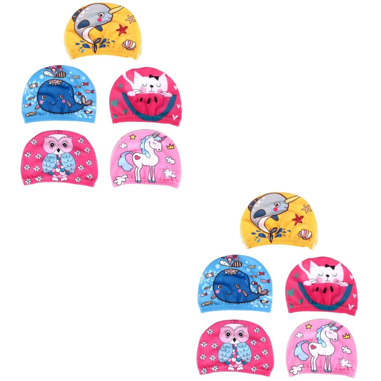 TOYANDONA Cuffia Da Nuoto Per Bassaggio Di Cuffia Per Le Orecchie Neoprene Cappelli Swim Capp Per Lunghi Per Il Nuoto Piscina Per Poliestere
