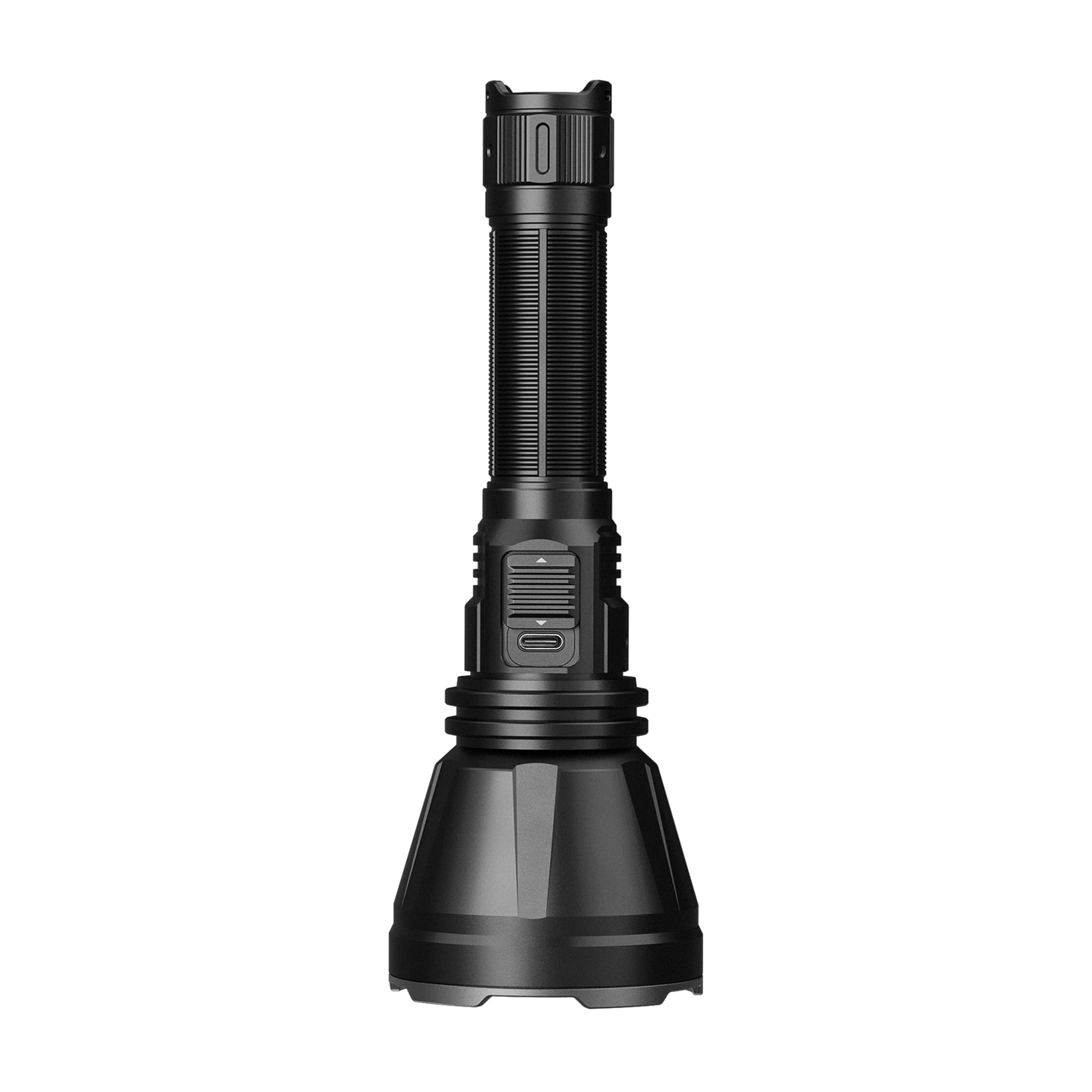 Fenix HT18R V2.0 - Linterna recargable de largo alcance para exteriores | 3700 lúmenes | 1100 m | 95 horas máximo | Turbo instantáneo | Batería de gran capacidad de 6000 mAh | Cubierta de puerto de