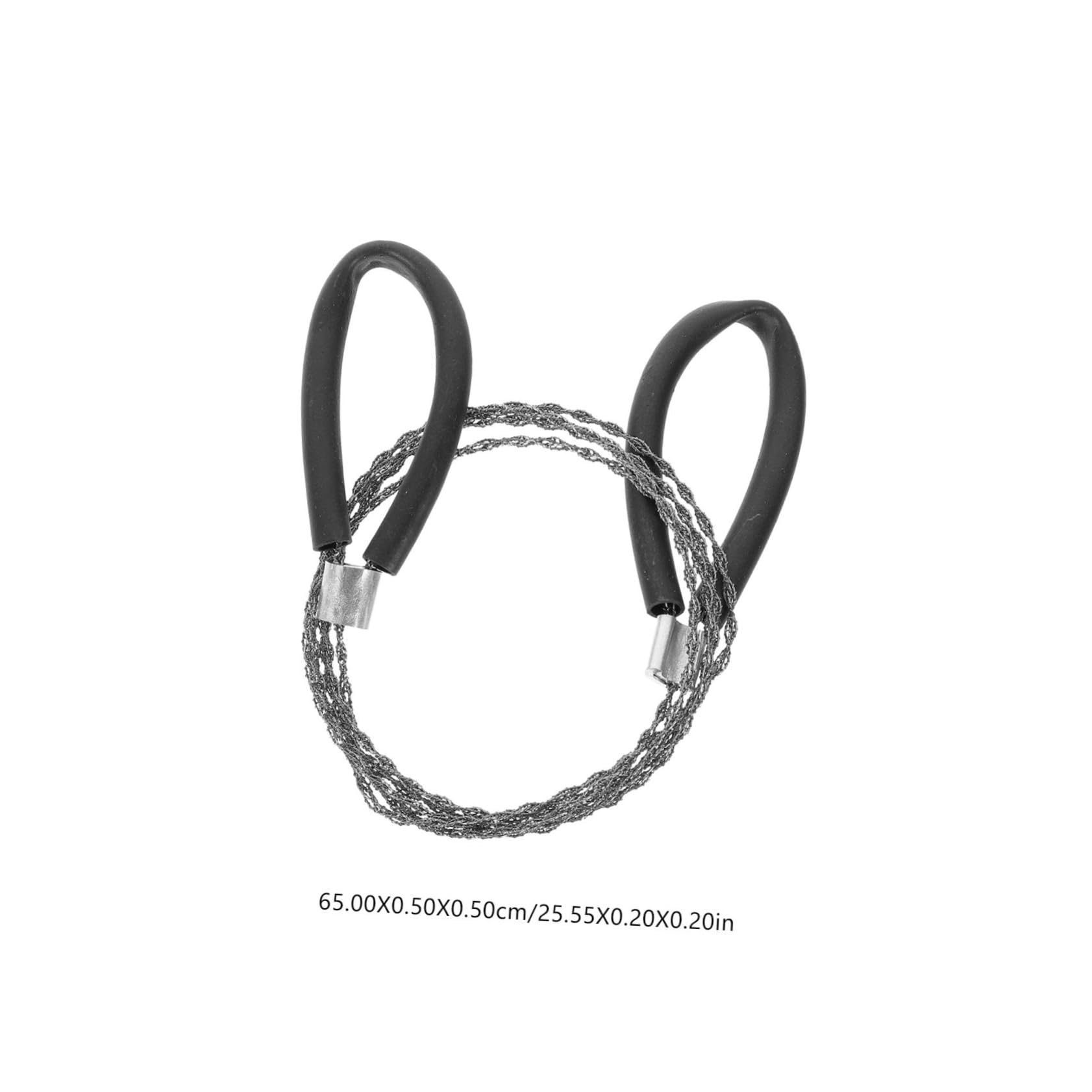 VICASKY Rope Survival Wire Saw 2pcs Steel and Pu Material for Outdoor Activities