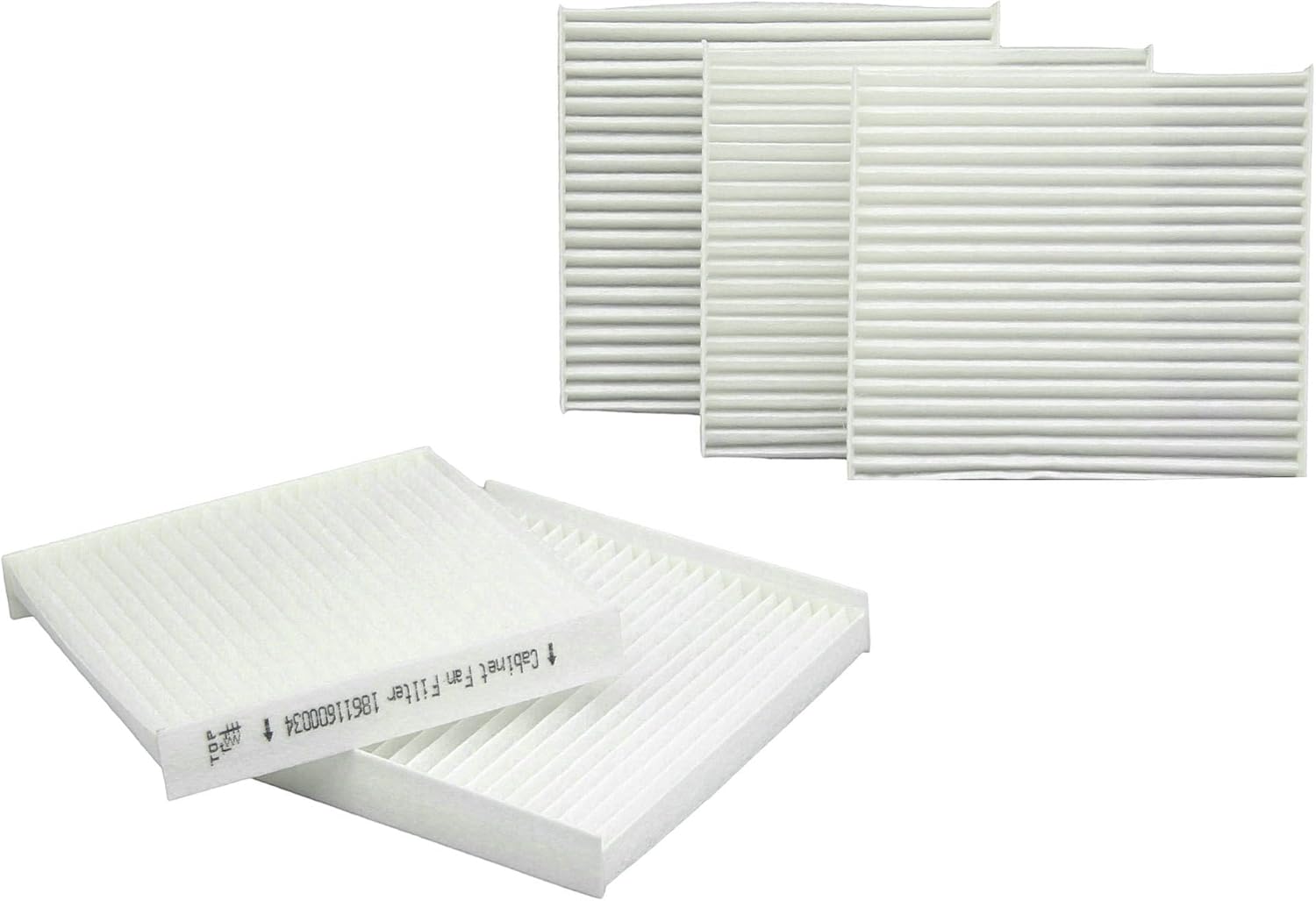 5-Pack BAIZHIHUA 18611600034 Cabinet Fan Filter 0.7 X 4.3 X 4.6 INCHES Compatible with IP55 4th Generation Filterfans PFF20000, PF 22.000, PFA 20.000