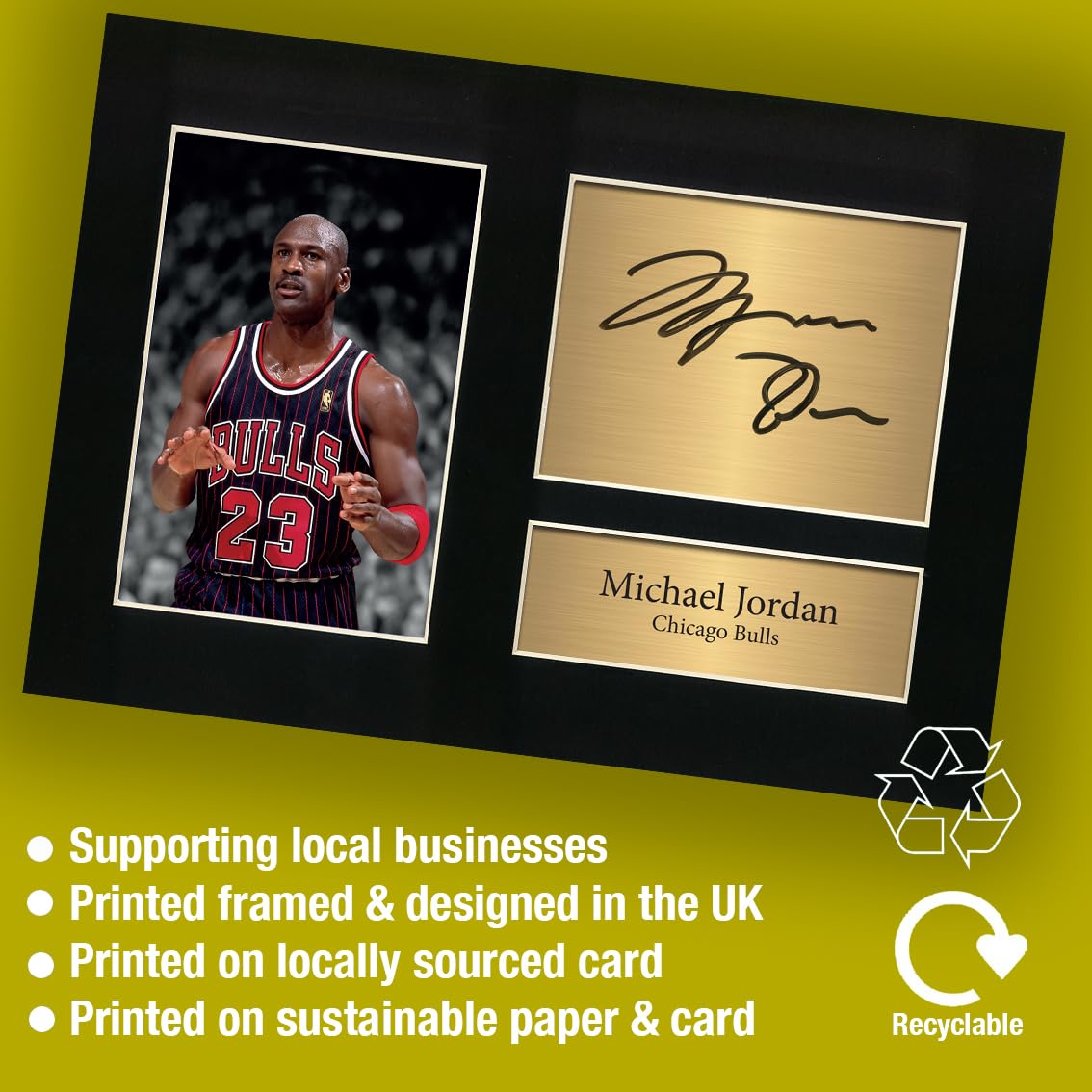【UDA】Michael Jordan直筆サインフォト FINAL パッチ付 UDA】Michael Jordan直筆サインフォト FINAL パッチ付 Kitbags