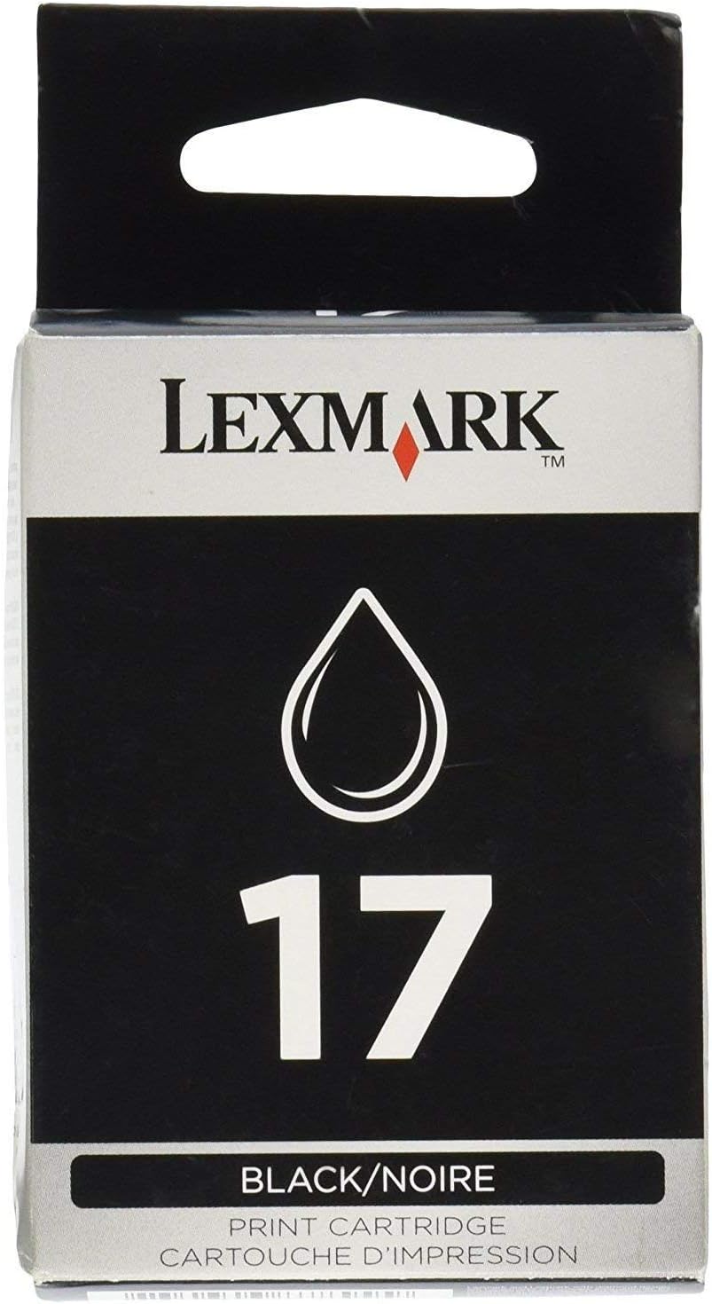 Lexmark 10N0217 10N0217 (17) Ink, 210 Page-Yield, Black
