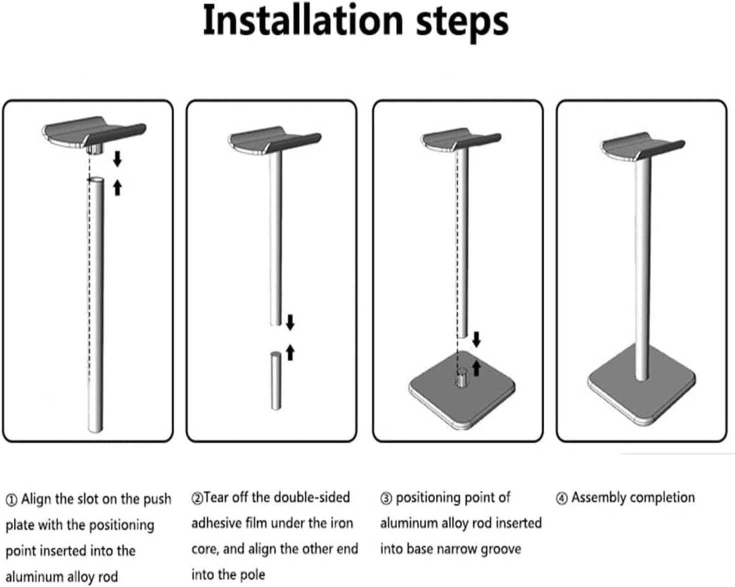ヘッドホンホルダー ヘッドセットスタンド ヘッドホンスタンド クリエイティブヘッドホンスタンド テーブルヘッドセットホルダー クラシ