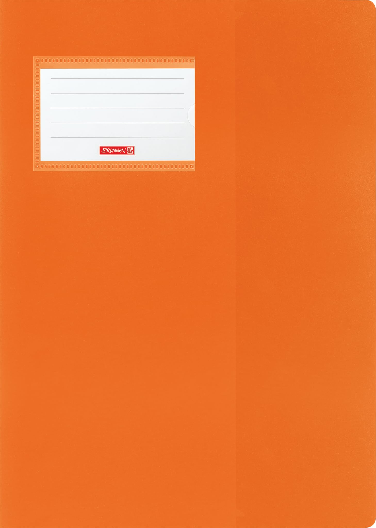 BRUNNEN Notebook Cover FACT!pp | 215 x 308 mm, A4, Orange