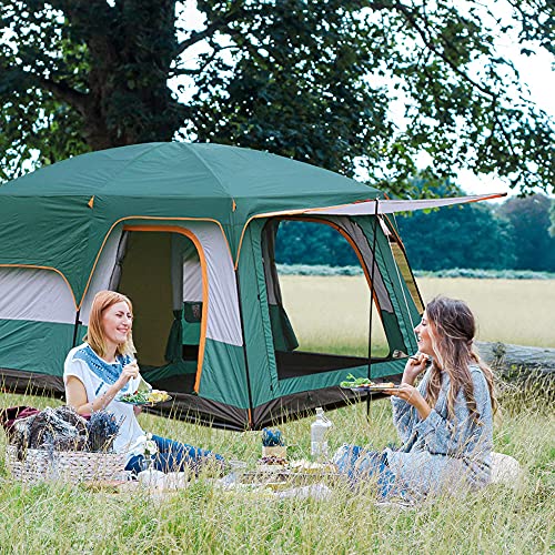 Carpa Domo con Doble Capa y 2 Habitaciones para Camping miniatura 3