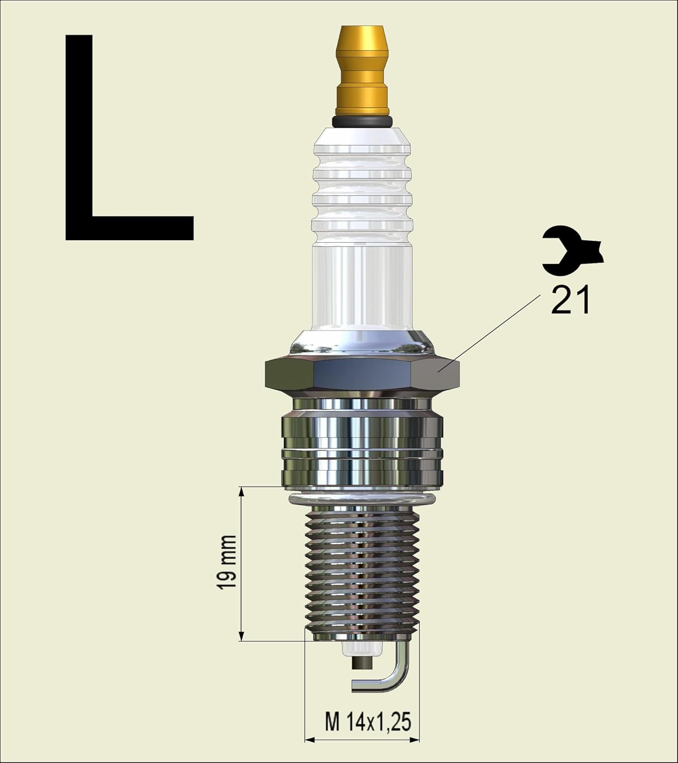 1 Box of 4 NOLOGY Silver Spark Plugs L0S 150 141 060