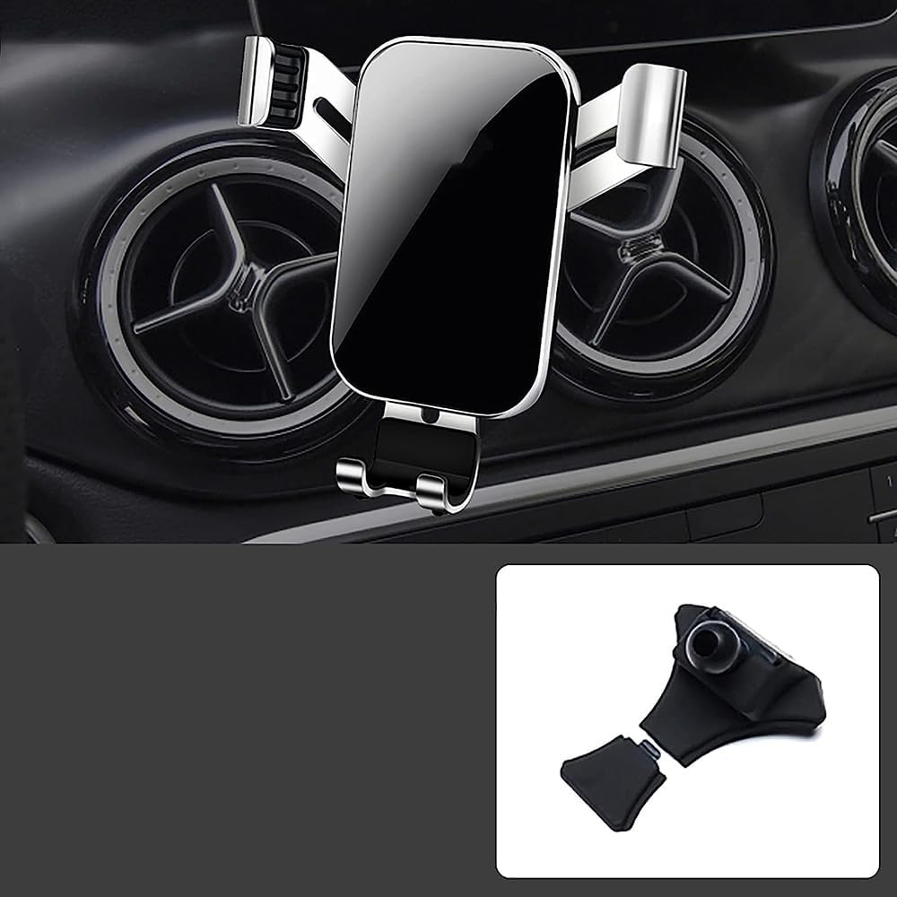 Staffa per telefono cellulare con presa d'aria per auto per Mercedes-Benz Classe A Classe B CLA GLA A180 B200 Telefono cellulare