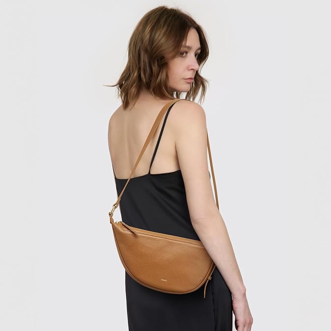 Kattee Leather Crossbody Purses for Women, Small Sling Bag, Women's Shoulder Handbags with Adjustable Strap