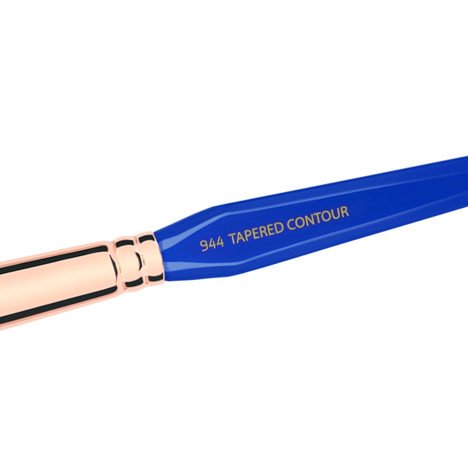 Bdellium Tools Professional Makeup Brush - Golden Triangle 944 Tapered Contour - With All Vegan and Soft Synthetic Fibers, For Adding Dimension (Blue, 1pc)