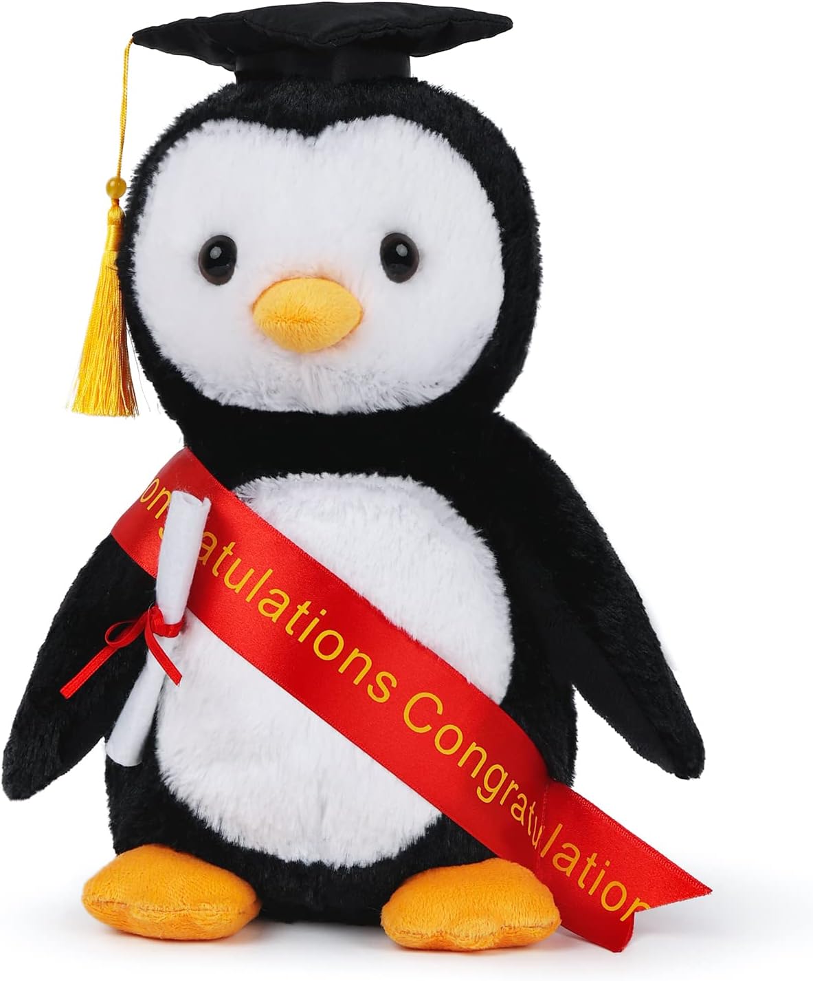 Amazon.com: WEIGEDU Plush Penguin Stuffed Animal with Graduation ...