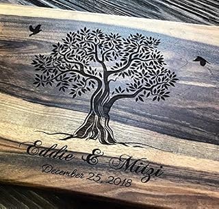 Custom Family Olive Tree Personalized Engraved Cutting Board Wedding Gift, Anniversary Gifts, Housewarming Gift,Birthday Gift, Corporate Gift, Award custom11