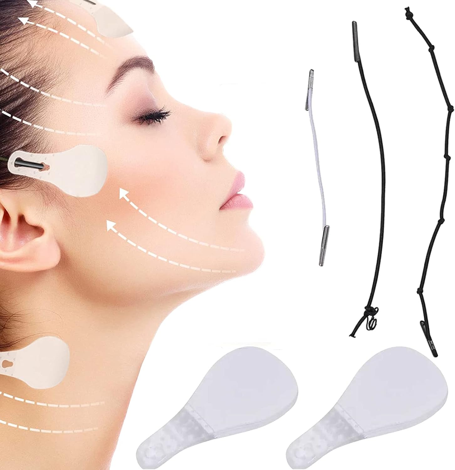 V Face Sticker,Face Lift Patches,Invisible Face Tape ,Neck Tightening