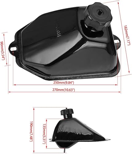 Miniatura 12 de FVRITO Tanque de gasolina para 50cc 70cc 90cc 110cc 125cc Coolster 3050C 3125R 3125XR8 Taotao ATA 125D RPS KAYO BMS Peace Roketa Yamoto Sunl Jetmoto