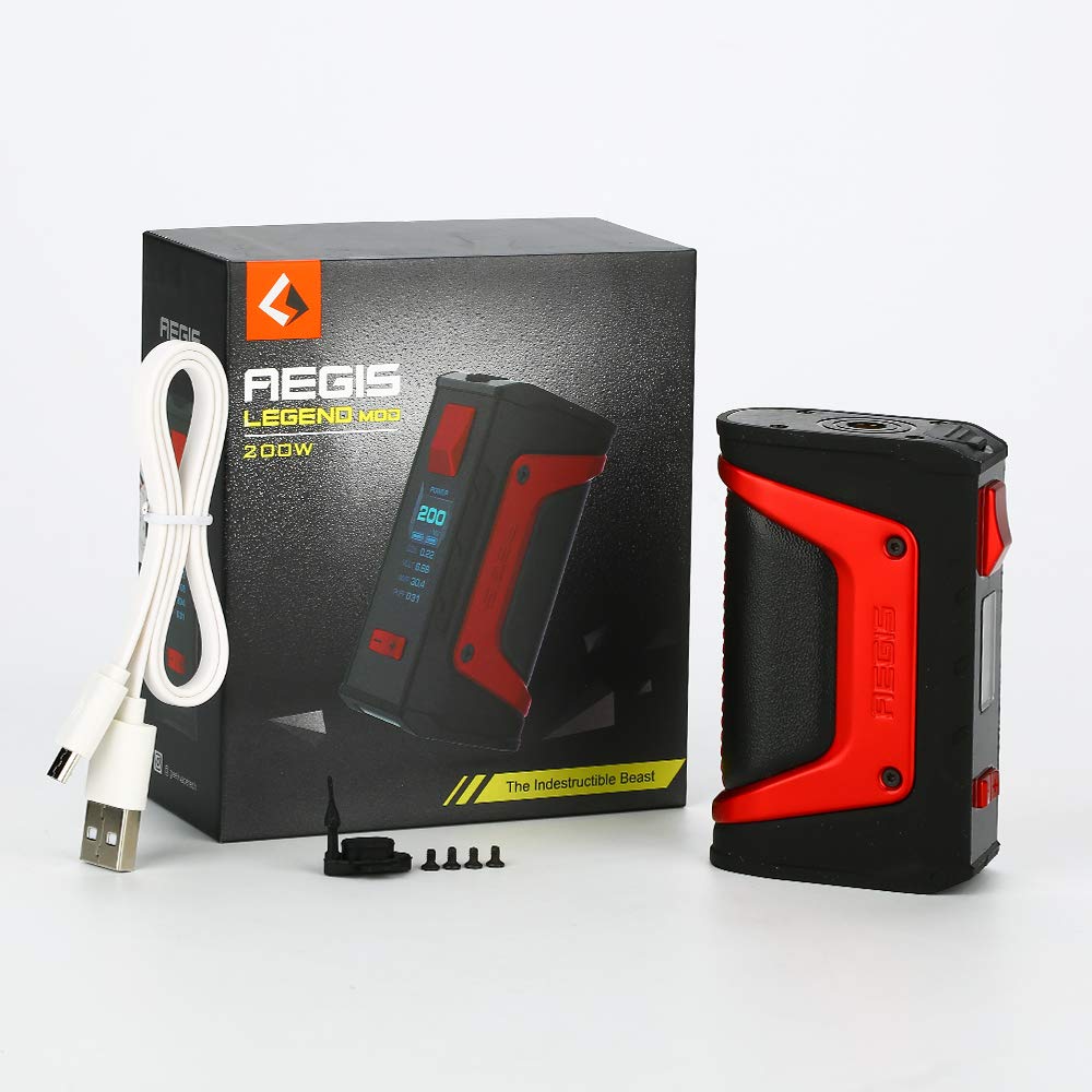 justfog glent istruzioni GEEKVAPE Aegis Legend 200W TC Box MOD with USB Port for Direct Charging &  Firmware Update VS Ageis X Mod, No Nicotine, No E Liquid (Azure Trim):  Amazon.co.uk: Electronics & Photo