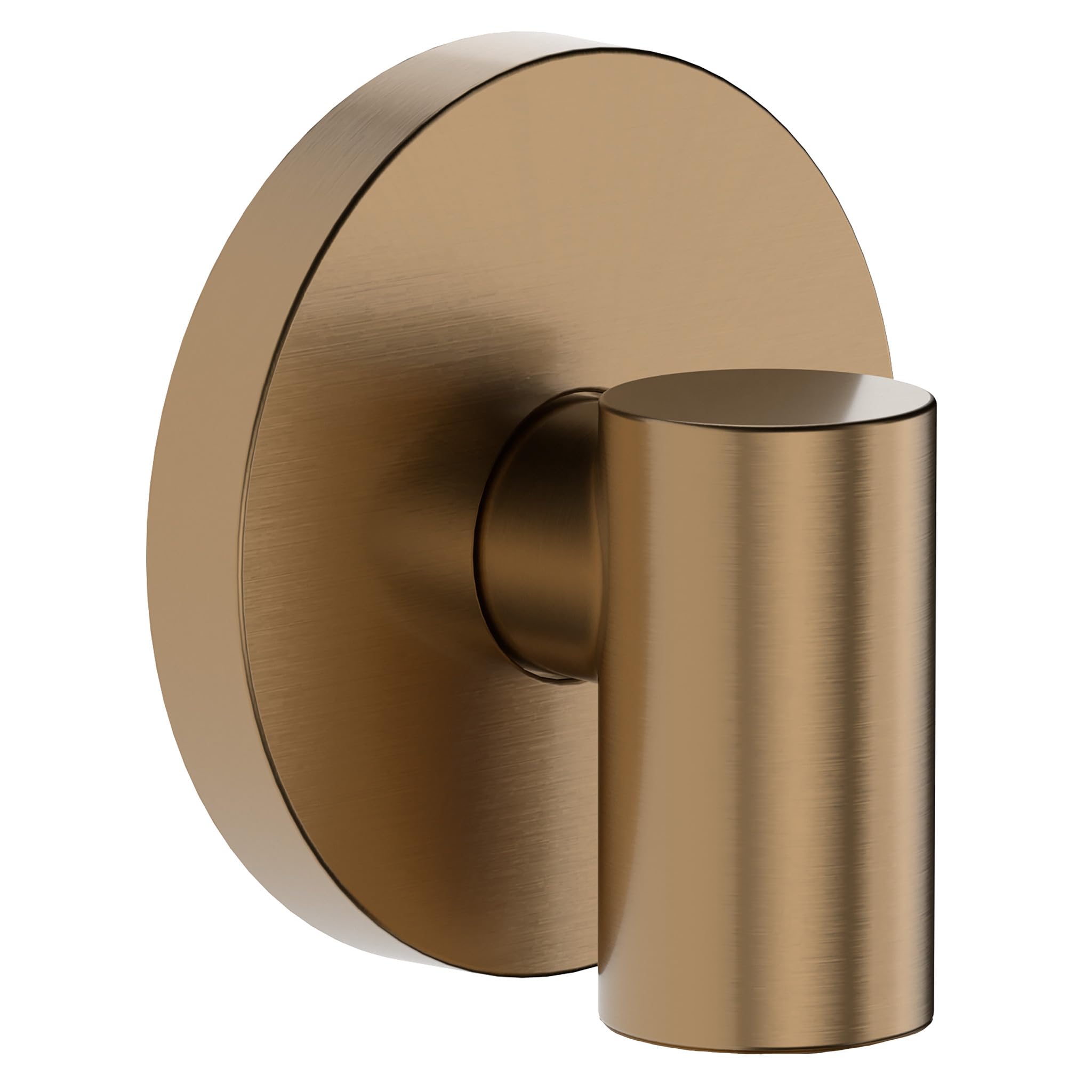 hansgrohe FixFit Fine S - przyłącze węża prysznicowego, uniwersalne przyłącze ścienne z zaworem zwrotnym, łuk przyłączeniowy do ściany, szczotkowany brąz, 28882140