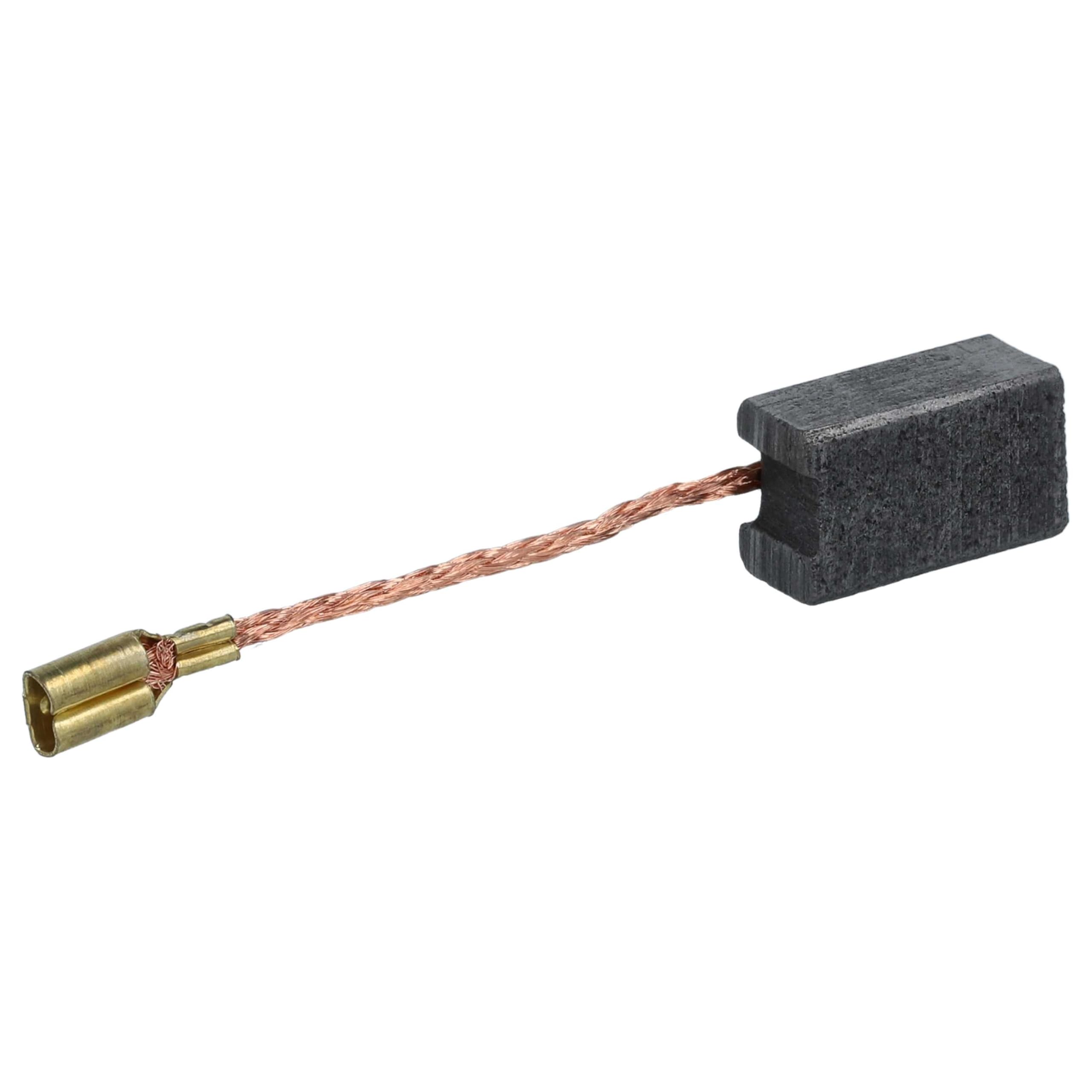 vhbw 10x escobilla 5,9 x 7,95 x 13,3 mm Compatible con Rupes BigFoot LHR21, LHR12, LHR15, LH 21 lijadora rotatoria, abrillantador