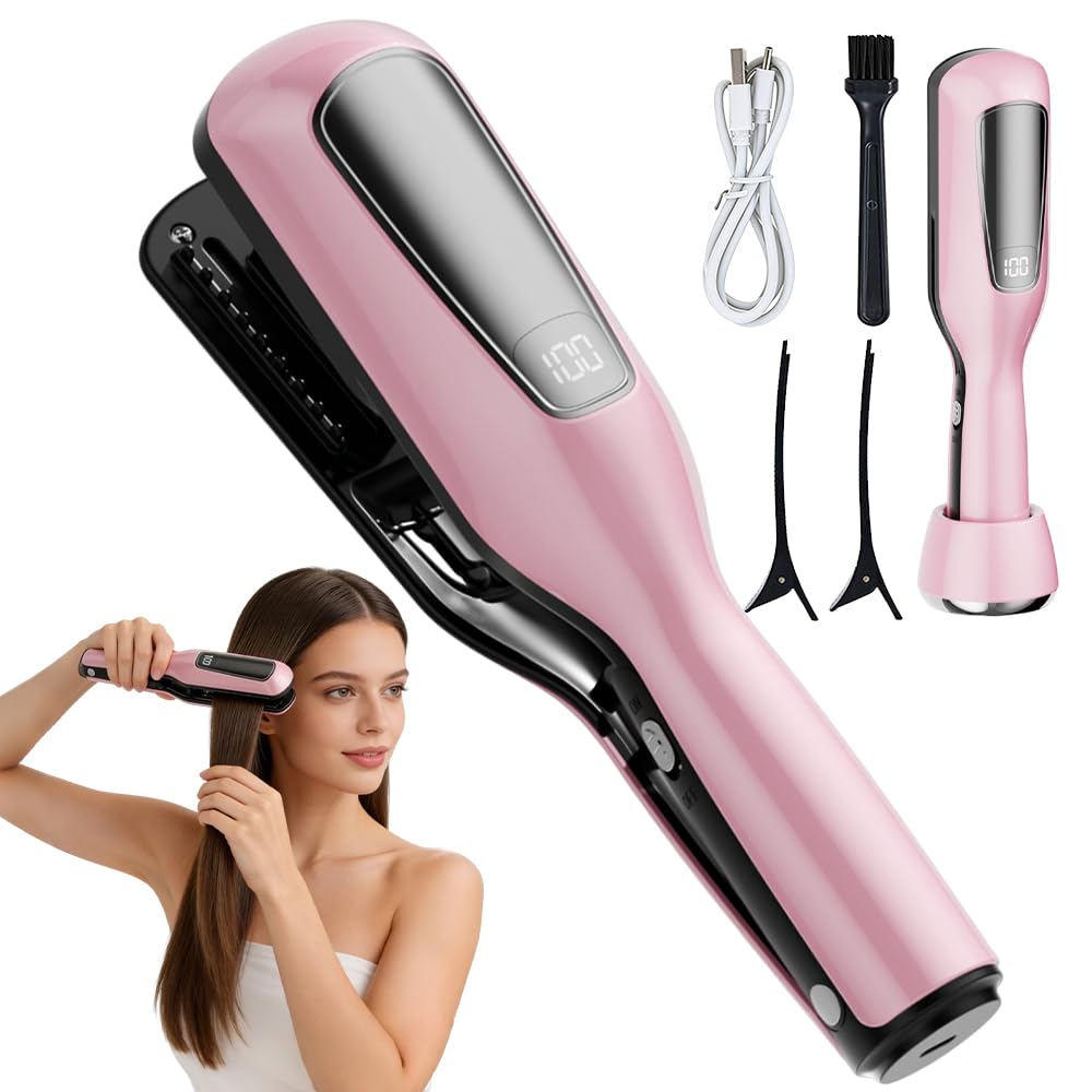Spliss Entferner Gerät, NAVESO Split End Trimmer, Splissentferner für Haare Kabelloser mit LED-Anzeige, Negativ Ionen Haarpflege Haarspliss Entfernen, Entferne Spliss und Beschädigte Haarspitzen