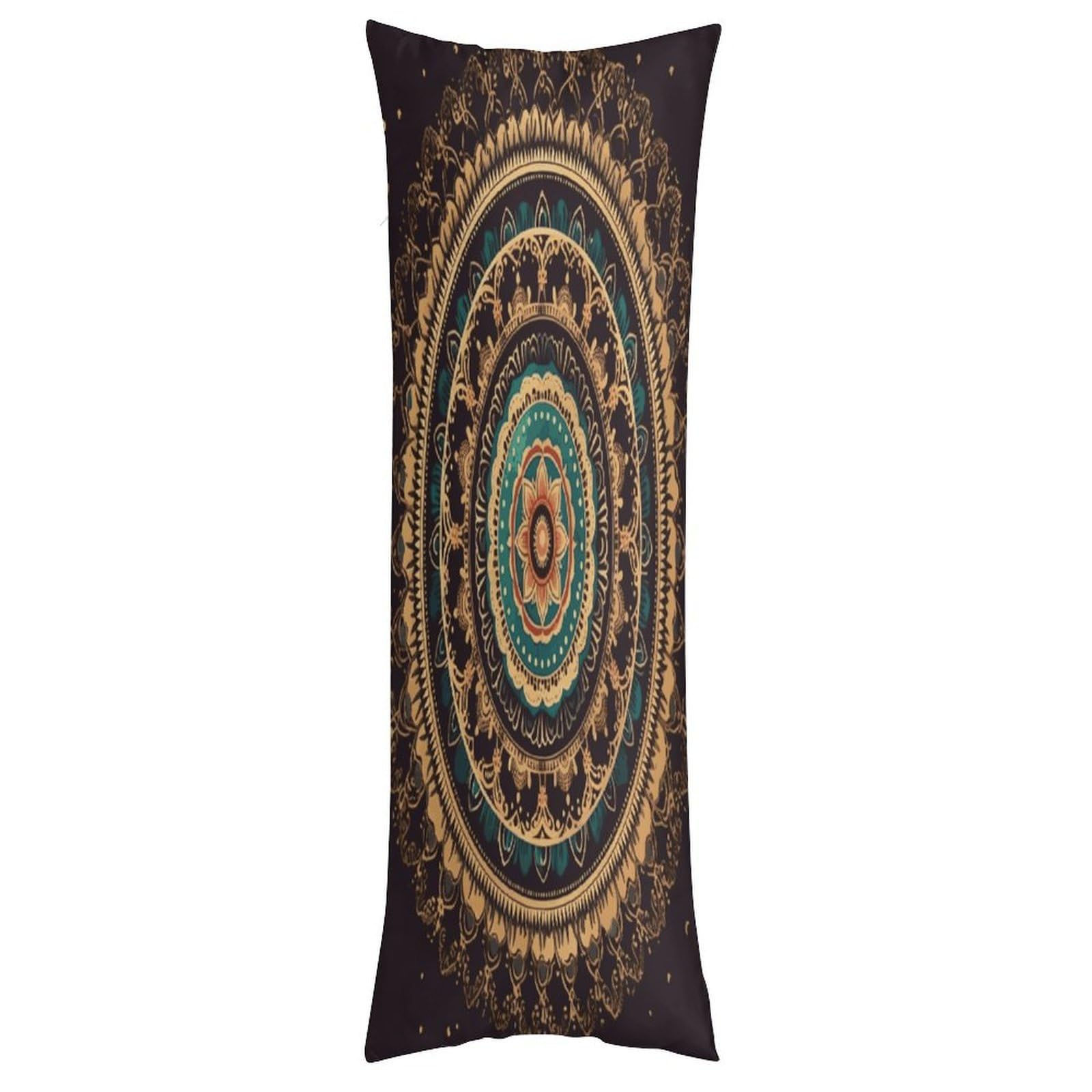 FekiLoot Mandala Throw Pillow Cover Soft Pillowcase with Hidden Zipper Lumbar Decorative Throw Pillow Covers Luxury Cozy Pillows Shams Rectangle Cushion Cases