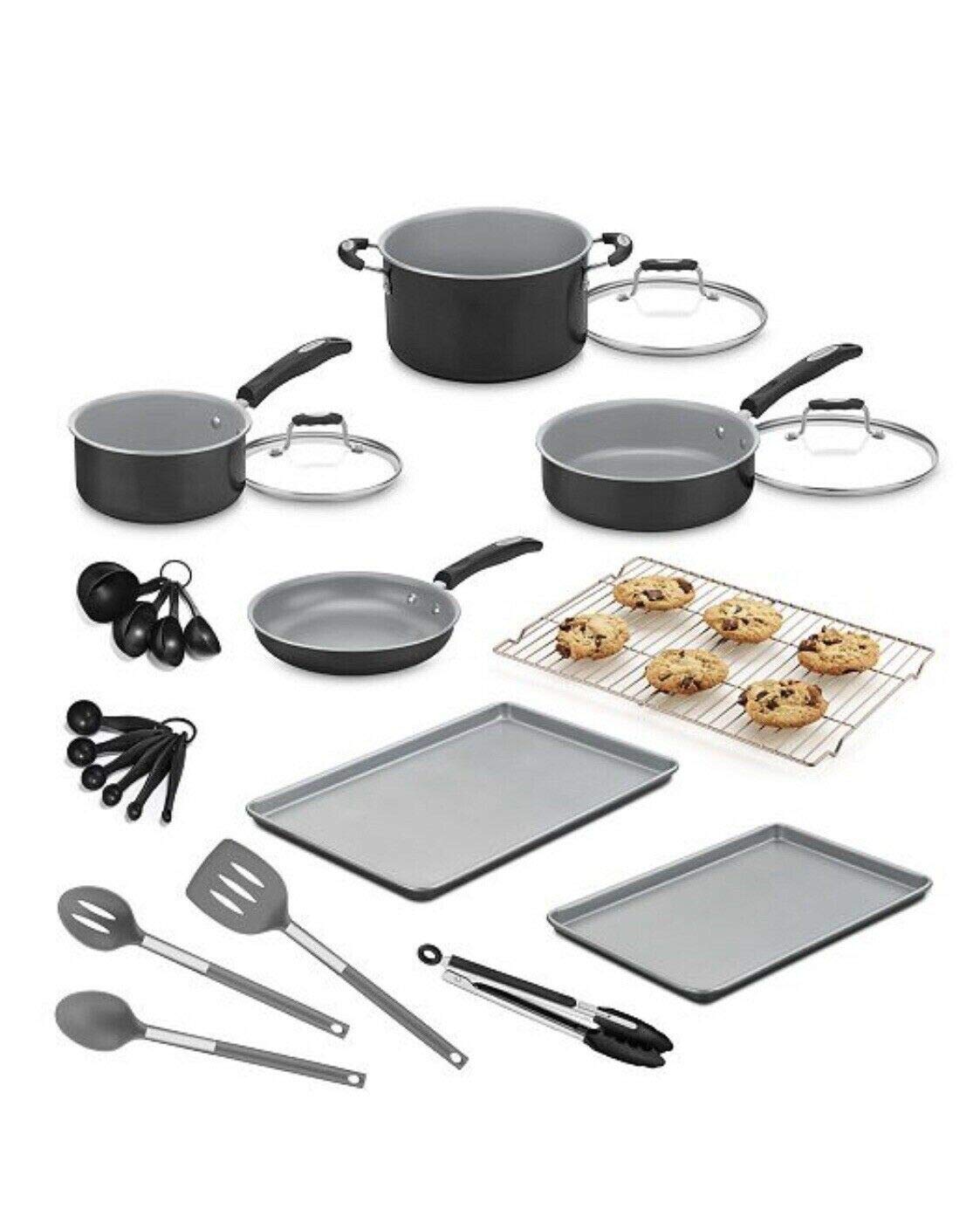 Cuisinart Aluminum 24 Piece Cookware Set