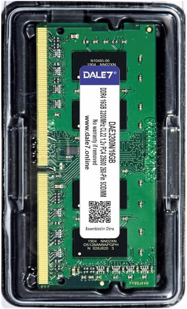 Memória Dale7 DDR4 16GB 3200MHz Notebook: Review após 30 dias de uso