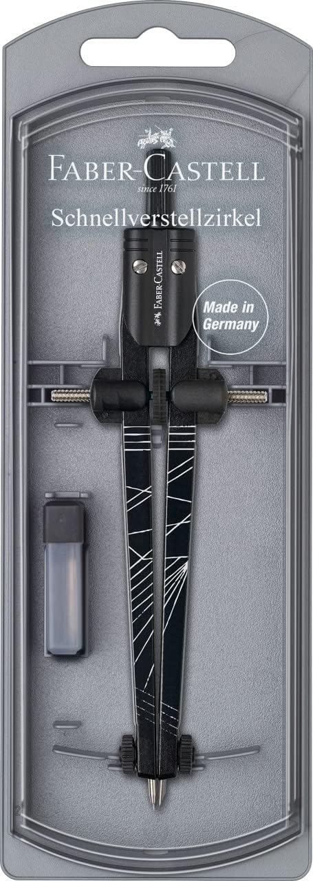 Faber-Castell Twister 2022 Compass with Quick-Set Mechanism - Various Colourways