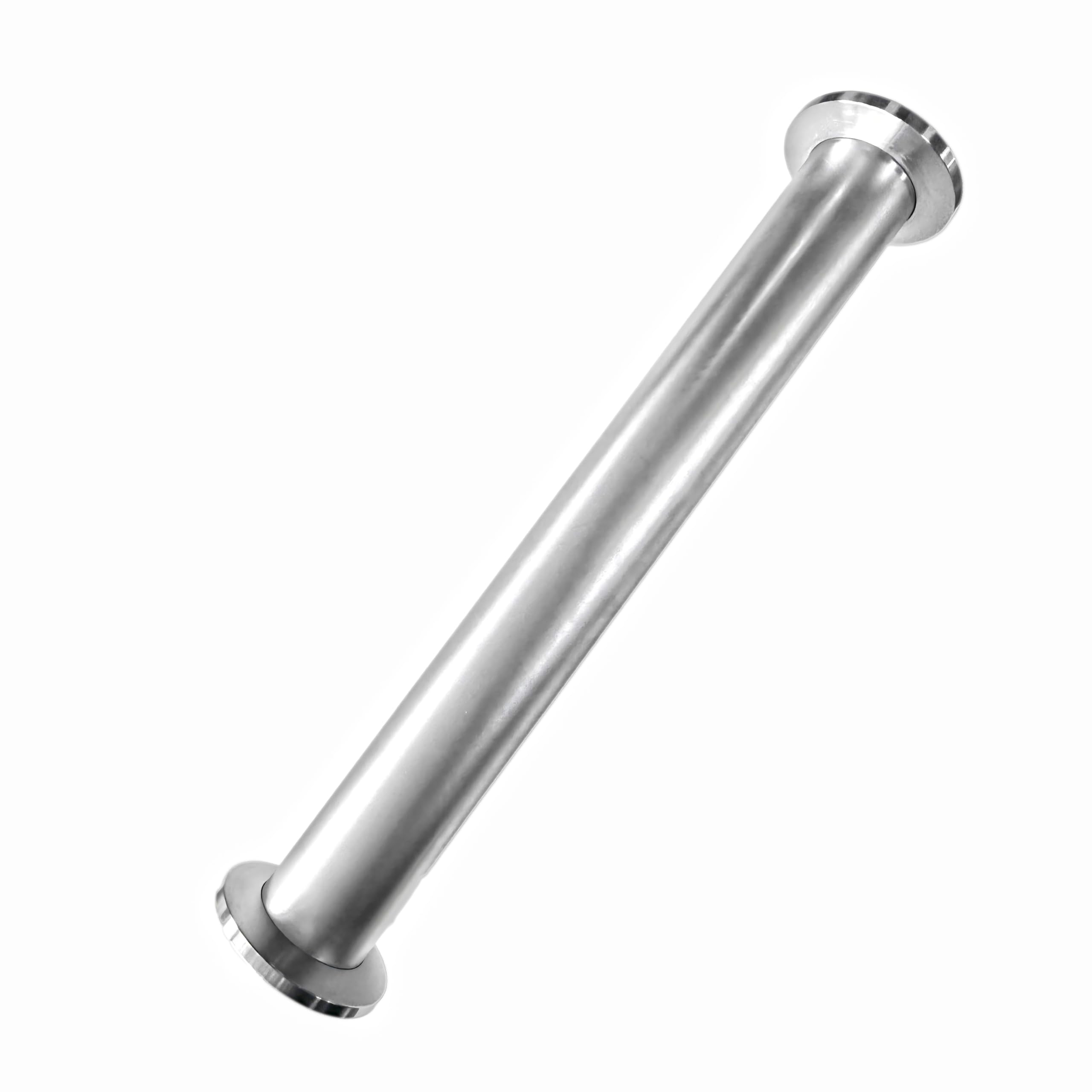 bmotiontech Full Nipple with KF25 NW25 Flange Straight Tube (KF25 flange end to end 200 mm)