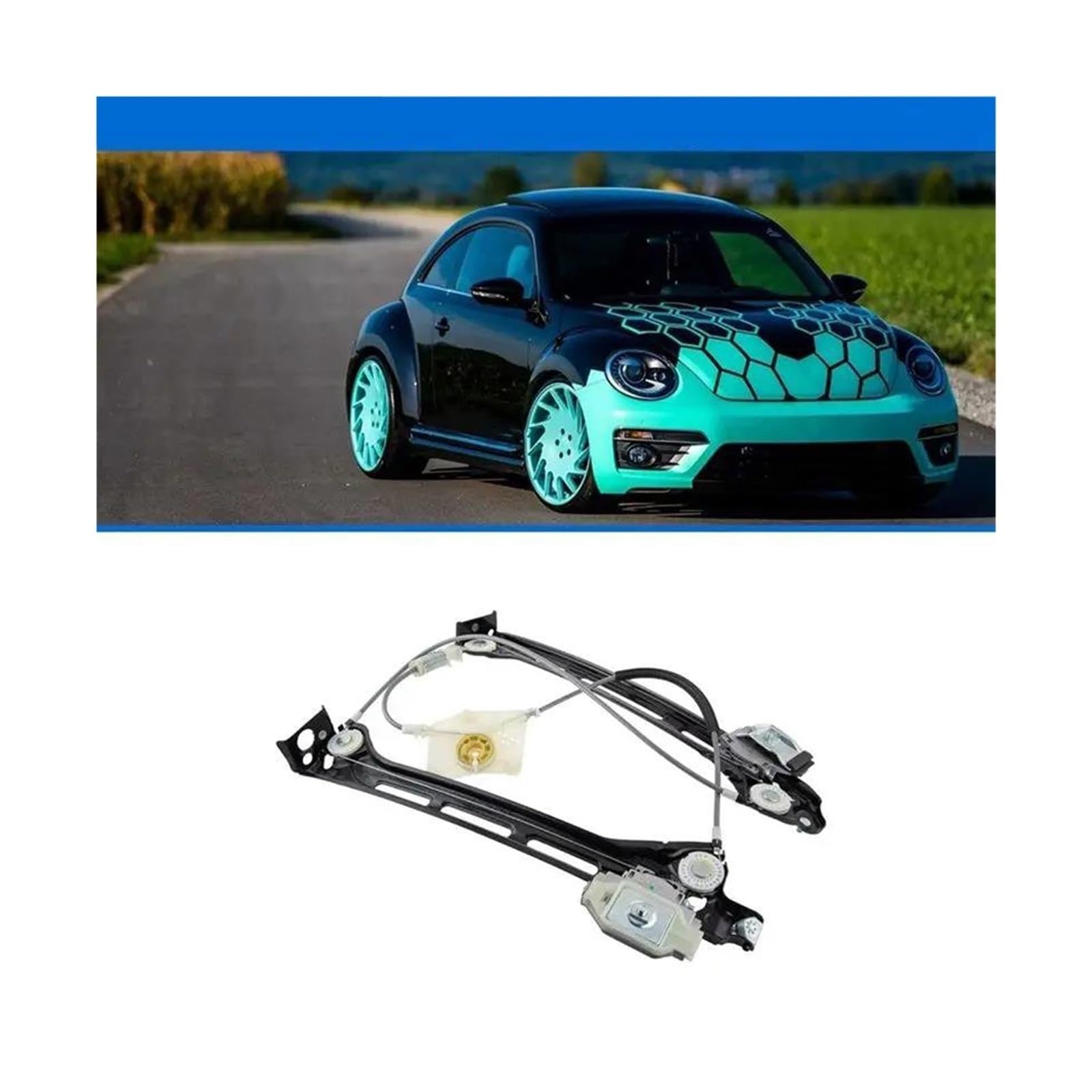 Meccanismo Alzacristallo Alzacristallo Per Auto Per Per Cabriolet 2011-2019 | 5C5837461G Anteriore Sinistro