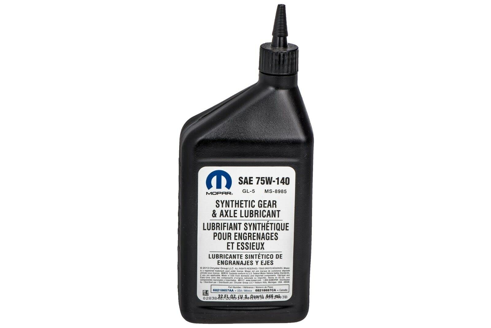 Amazon.com: Mopar 68218657AB LUBE AXLE : Automotive