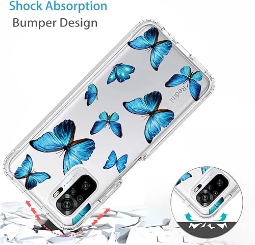 Miniatura 7 de Zoeirc Funda para Redmi Note 10 4GNote 10S M2101K7BG Funda con protector de pantalla de vidrio templado suave 360 cuerpo completo a prueba de golpes