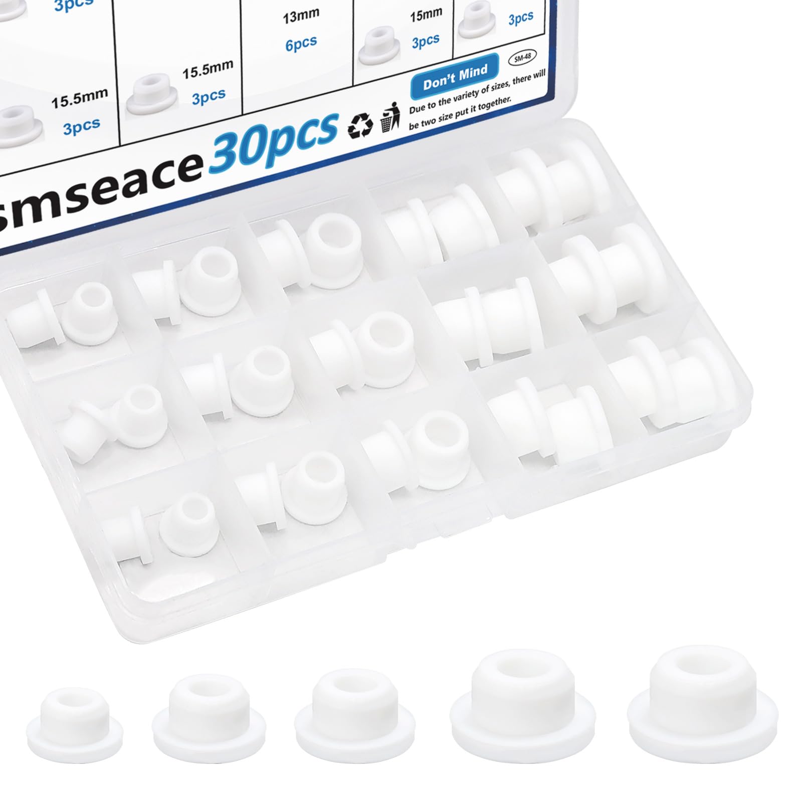 135 Hole Plugs - Nylon Plastic Assortment -15