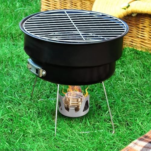 Cdiytool 4Pcs Brass Alcohol Burner Camping Stove With Variable Temperature Control, Portable Mini Alcohol Burner Lamp Case Aluminum Alloy Alcohol Stove For Outdoor Camping Picnic Hiking Backpacking #TOP3