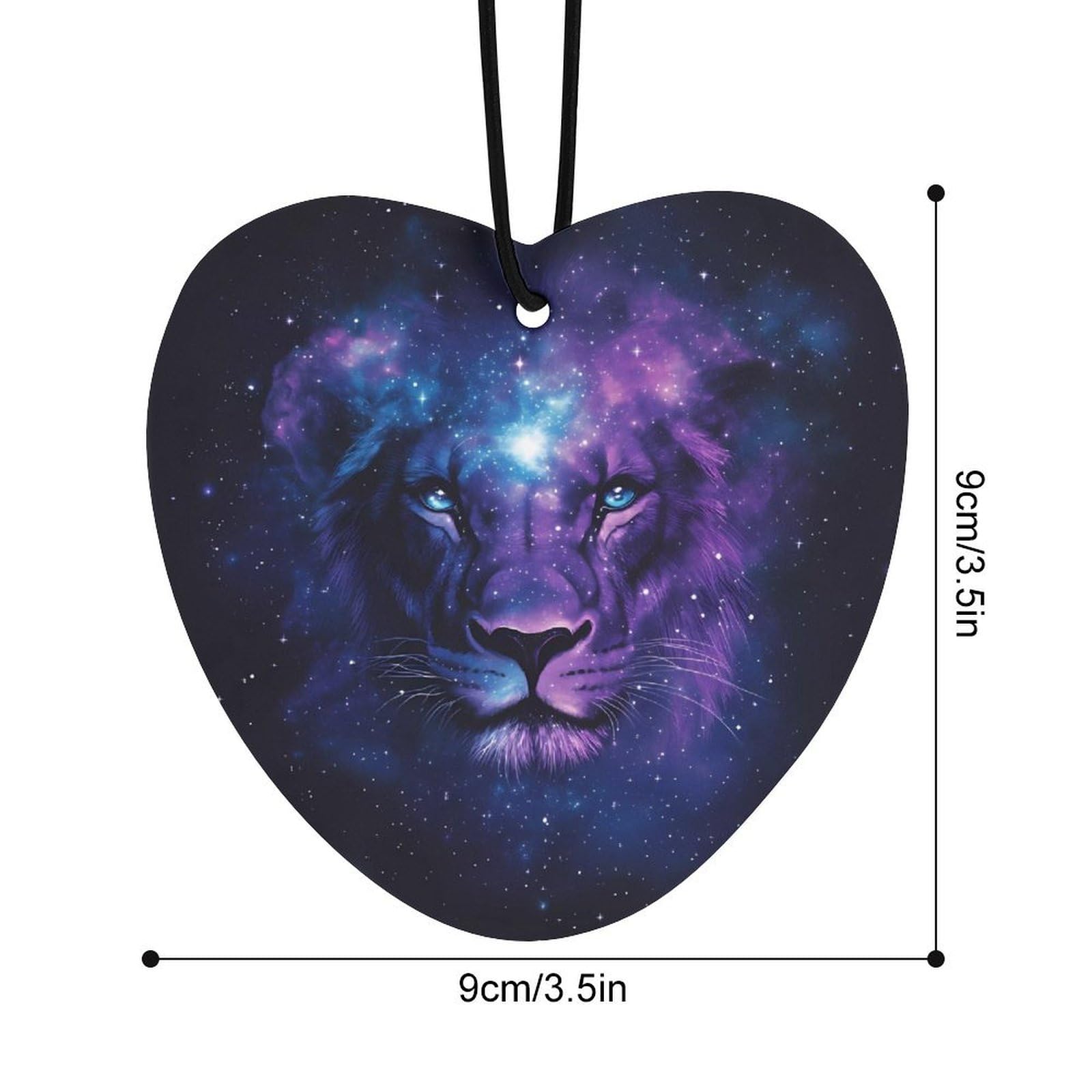 Celestial Lion Car Air Freshener Hanging Aromatherapy Tablets for Car Accessories Love form