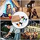 Campinglampe，LED Camping Laterne，5 Stücke Zeltlampe mit Karabiner Kinder Glühbirne Set, Tragbare Wasserdicht Camping lampe für Garten, Stromausfall, Festival, Garage, Geschenke (5；Bunt)