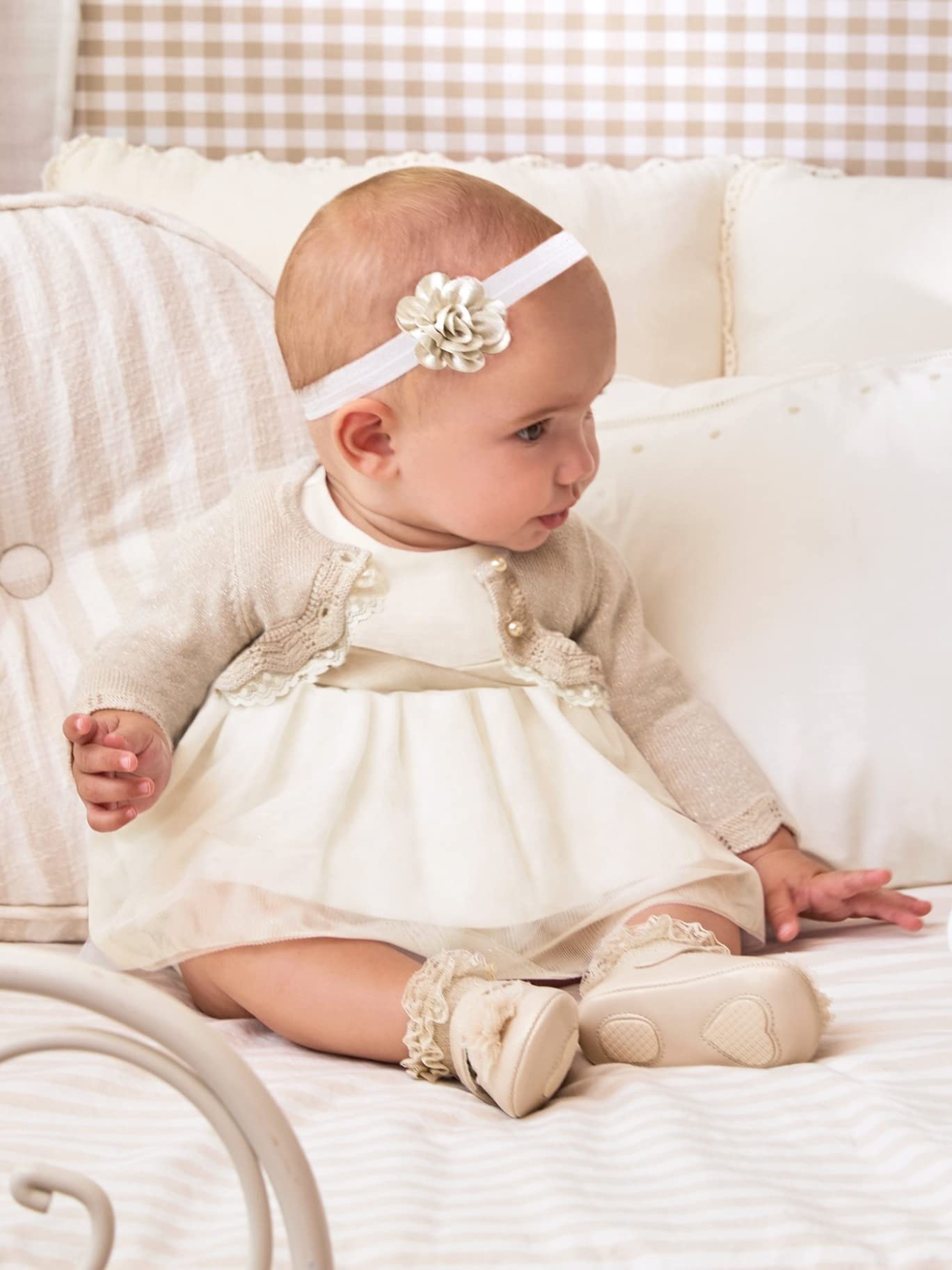 Mayoral Tüllkleid Zeremonie für Baby - Mädchen Roh