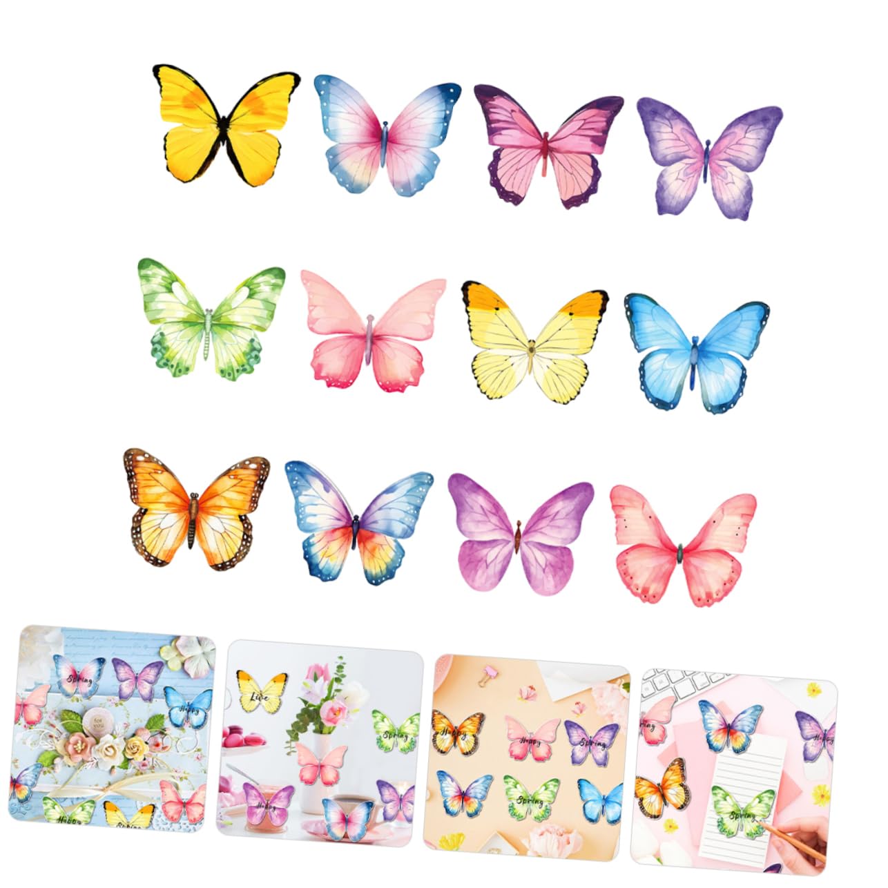 Housoutil 5 set Adesivi Per Manuali Numeri Colorati Promemoria Simpatici Blocchi Note Autoadesivi Adorabili Adesivi Per Note Piccoli Blocchi Note Forniture Per Appunti 12 pezzi * 5