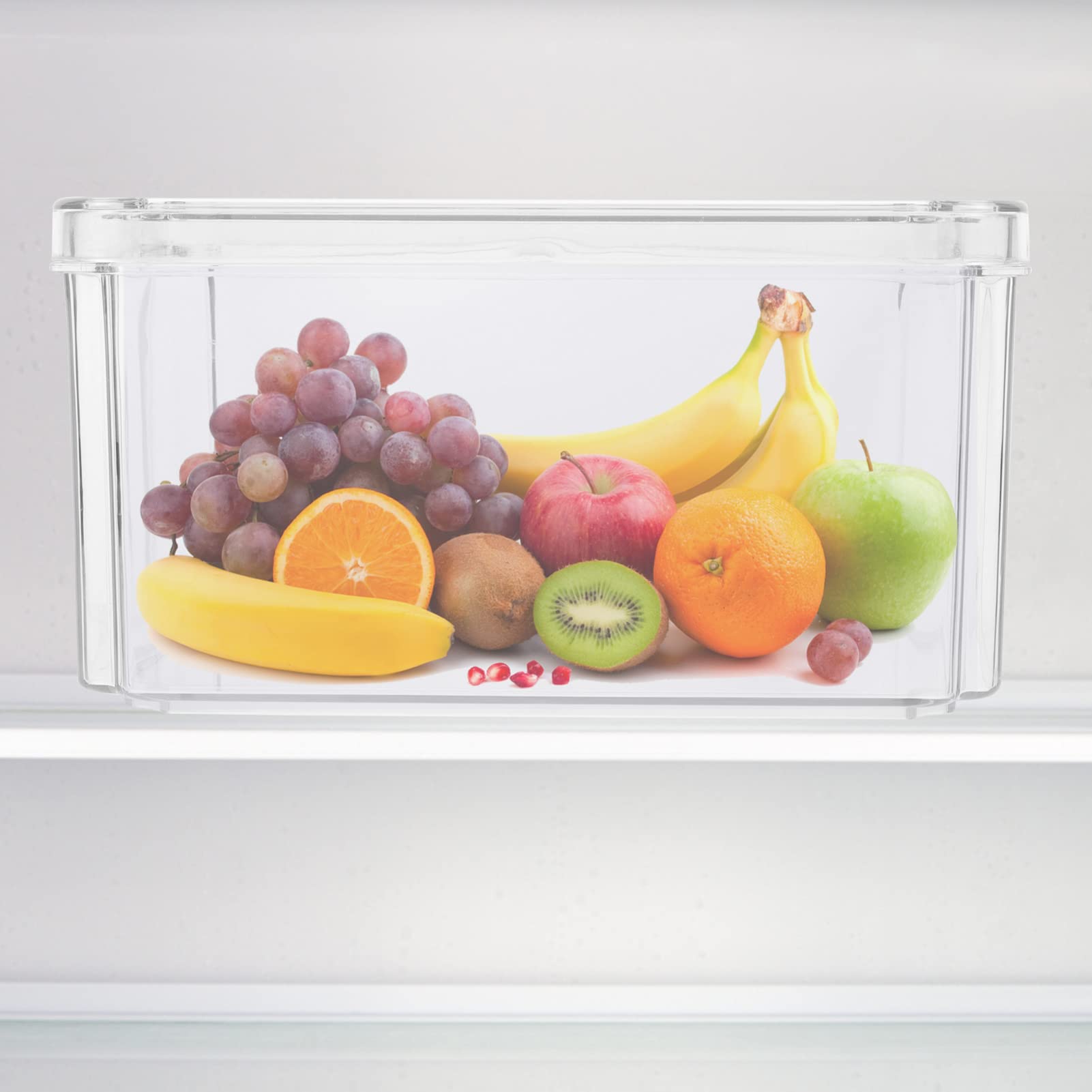 Kichvoe 3stücke Kühlschrankbox Für Obst Und Gemüse Aufbewahrungsbox Aus Pet-material Frischhaltebox Für Kühlschrank Kühl Und Sauber