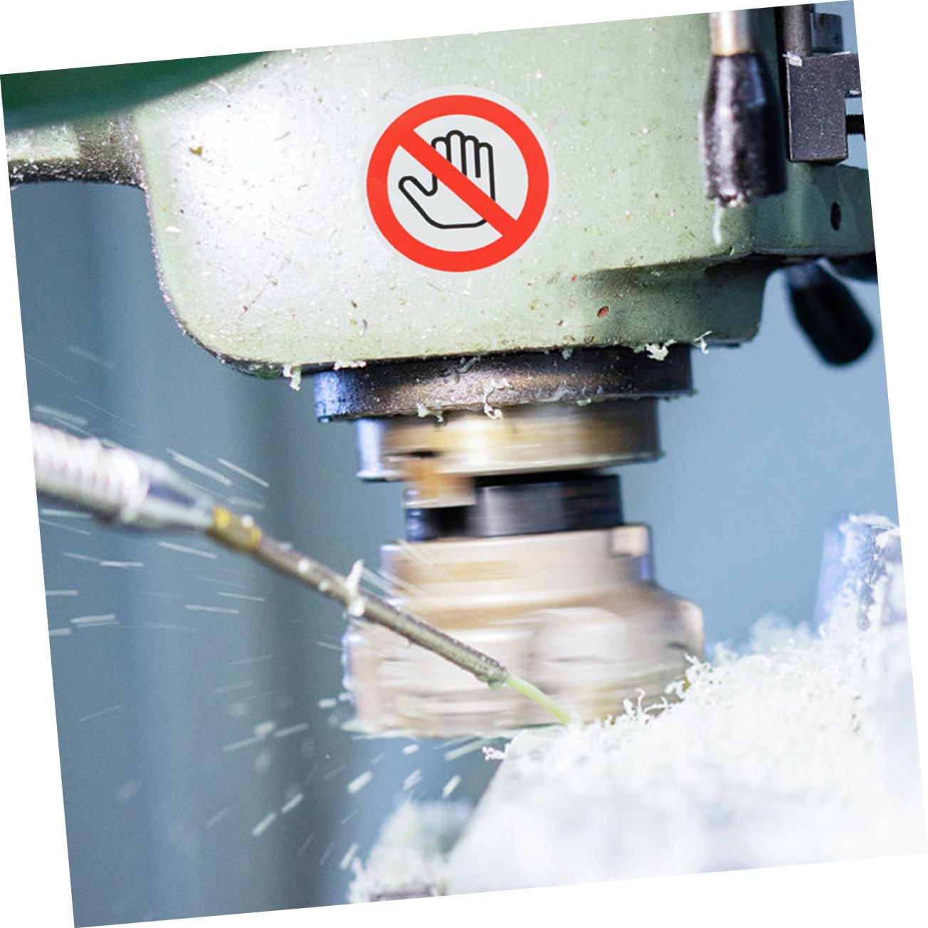 10 Stück Warnaufkleber 'Hände Weg' - Rote Sicherheitsaufkleber 5cm Für Werkstatt & Lager